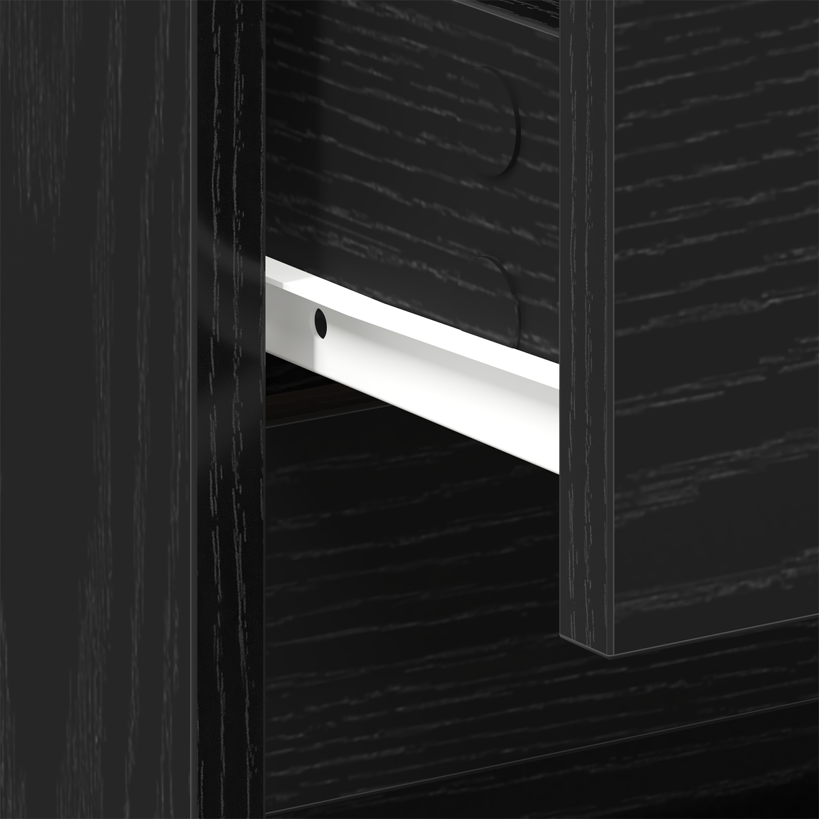 Bedside Cabinet 2 pcs Black Oak 45x34x44,5 cm Engineered Wood - Image 11