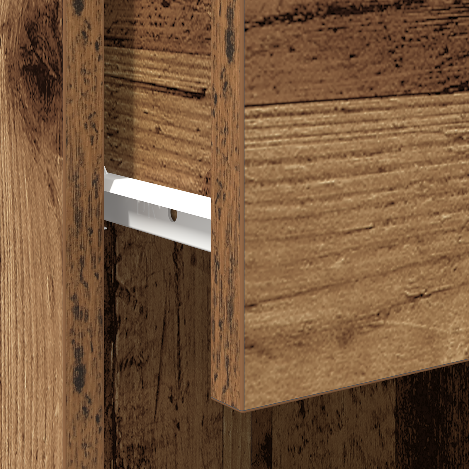 Bathroom Cabinet Old Wood 32x34x90 cm Engineered Wood - Image 9