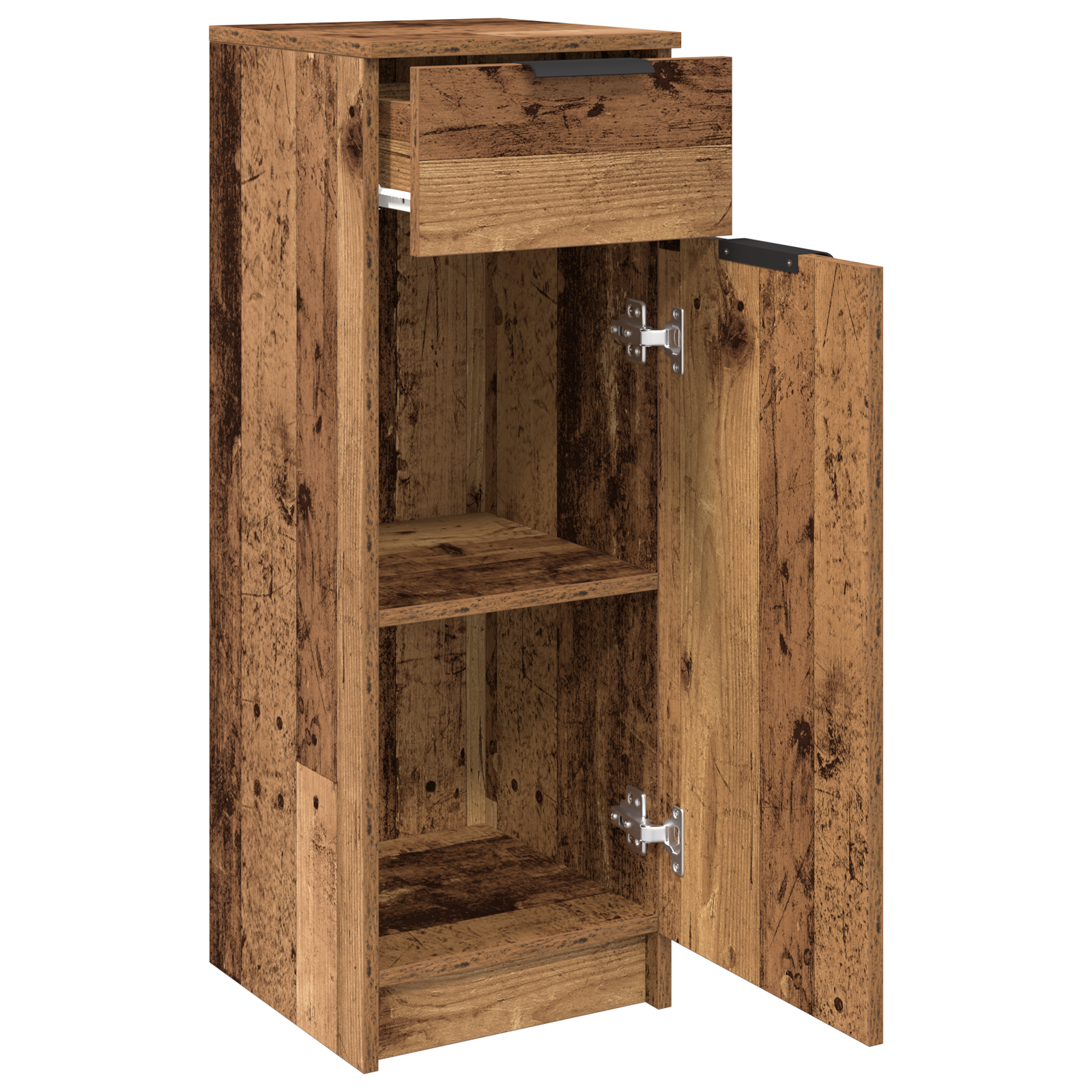 Bathroom Cabinet Old Wood 32x34x90 cm Engineered Wood - Image 5