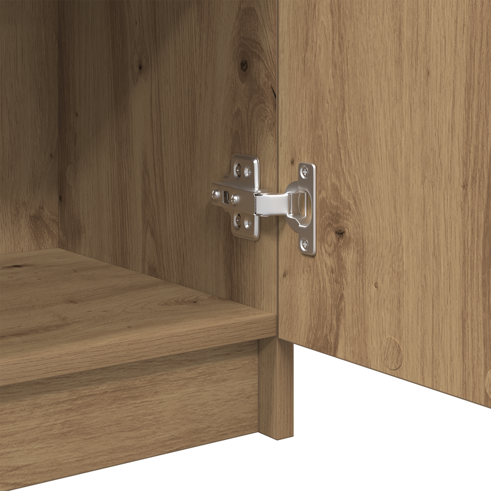 Bathroom Cabinet Artisan Oak 32x34x90 cm Engineered Wood - Image 9