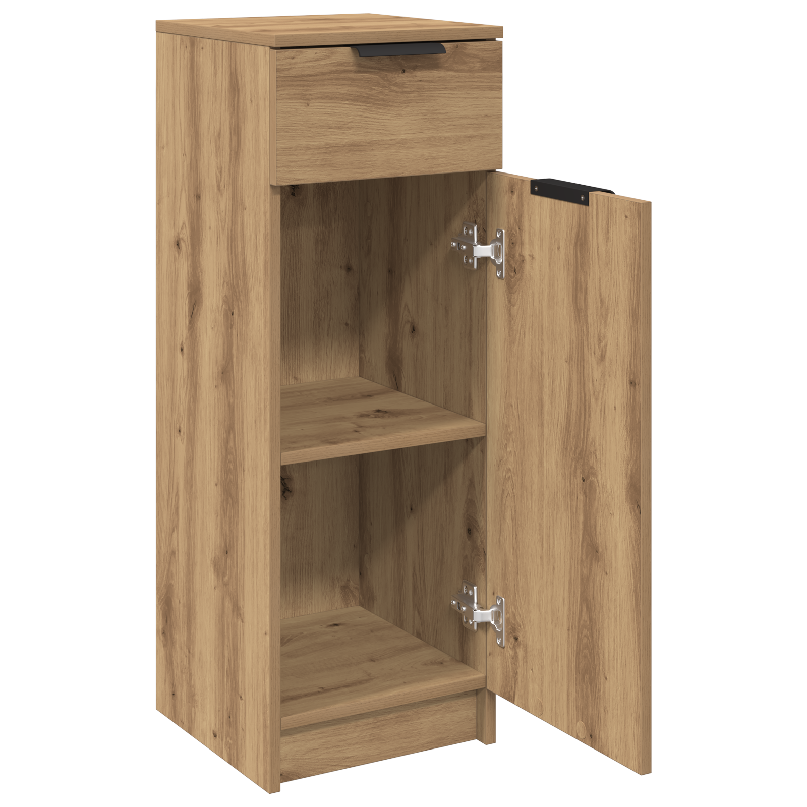 Bathroom Cabinet Artisan Oak 32x34x90 cm Engineered Wood - Image 5