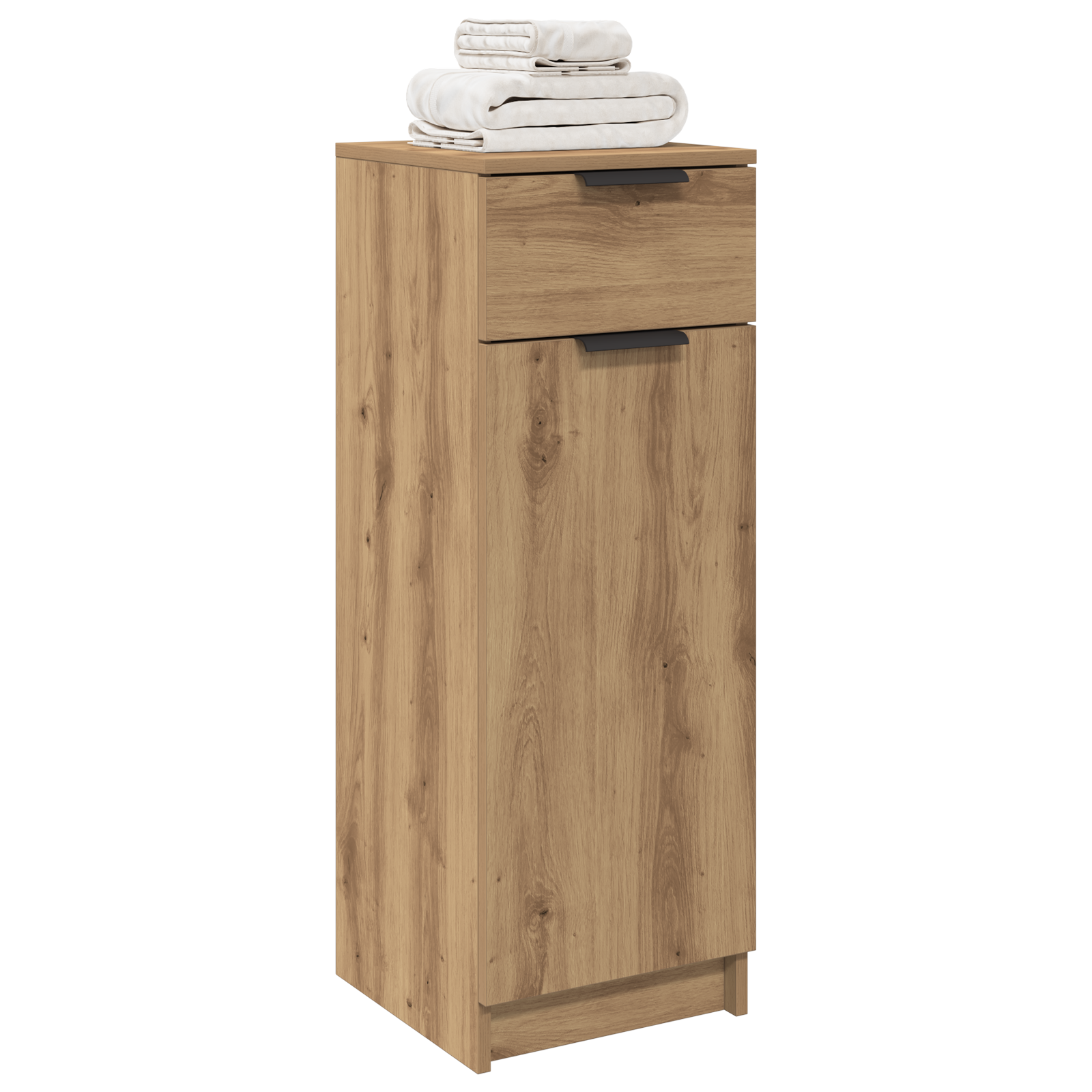 Bathroom Cabinet Artisan Oak 32x34x90 cm Engineered Wood - Image 3