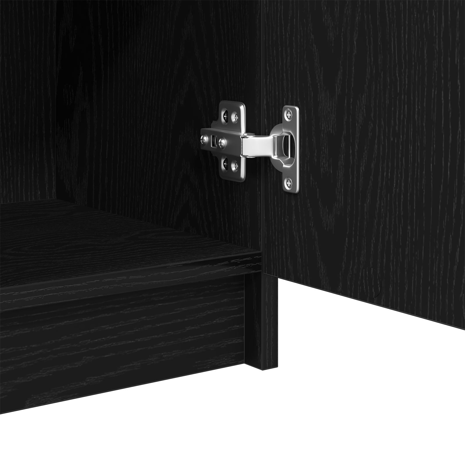 Bathroom Cabinet Black Oak 32x34x90 cm Engineered Wood - Image 7