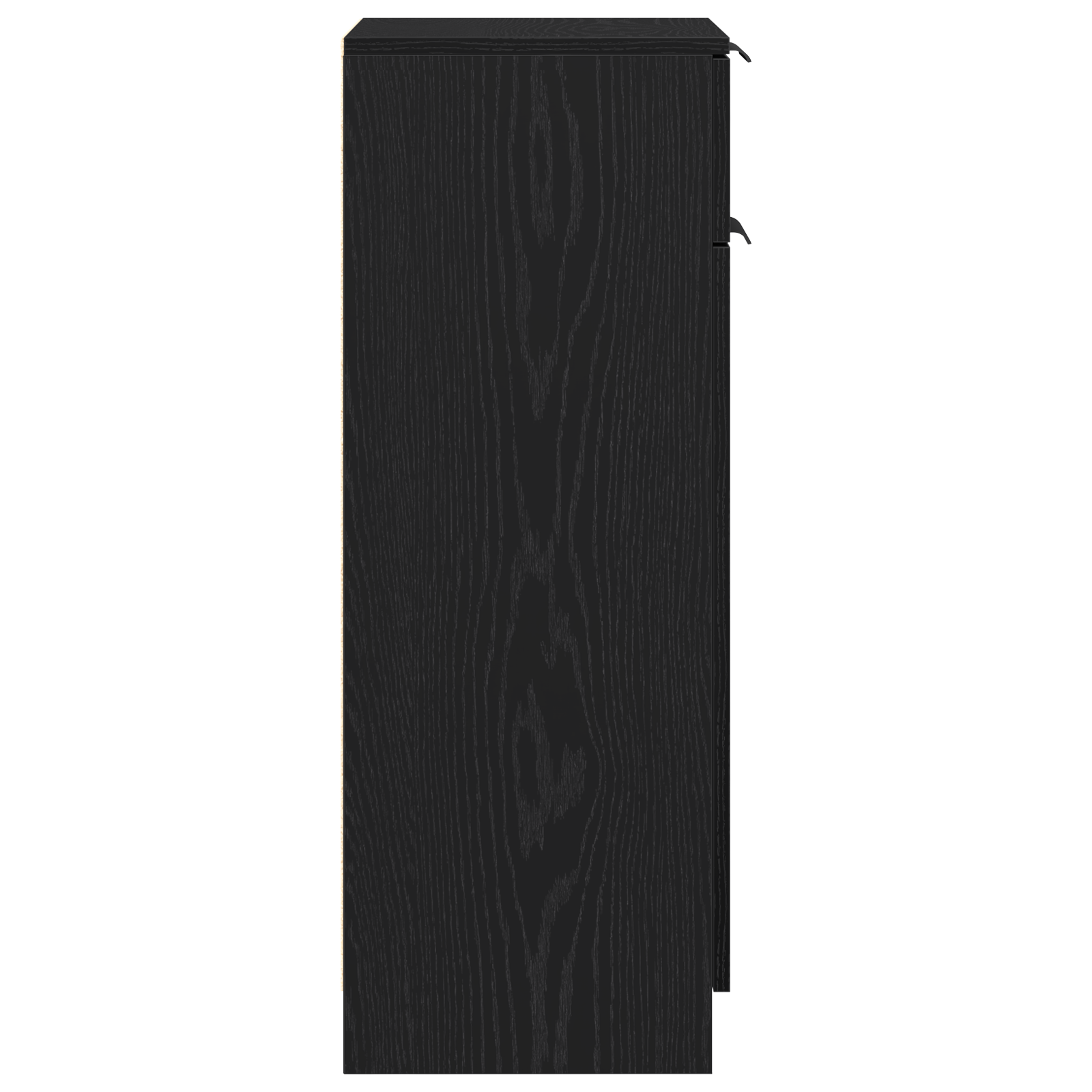 Bathroom Cabinet Black Oak 32x34x90 cm Engineered Wood - Image 5