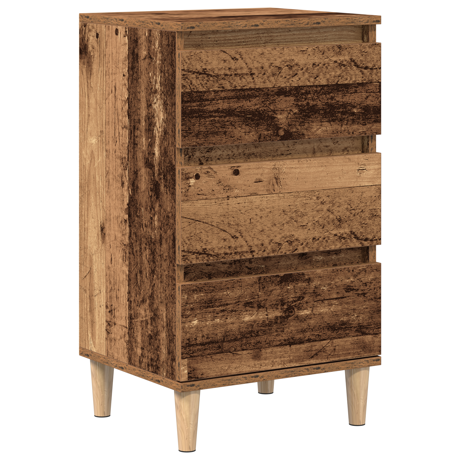 Bedside Cabinet Old Wood 40x35x70 cm Engineered Wood - Image 2
