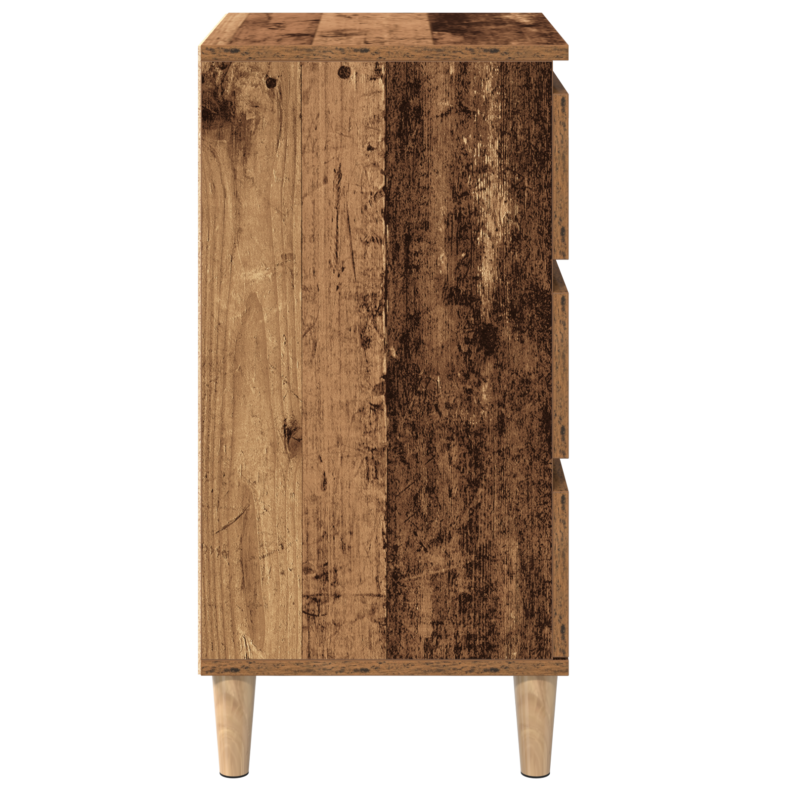 Bedside Cabinet Old Wood 40x35x70 cm Engineered Wood - Image 7