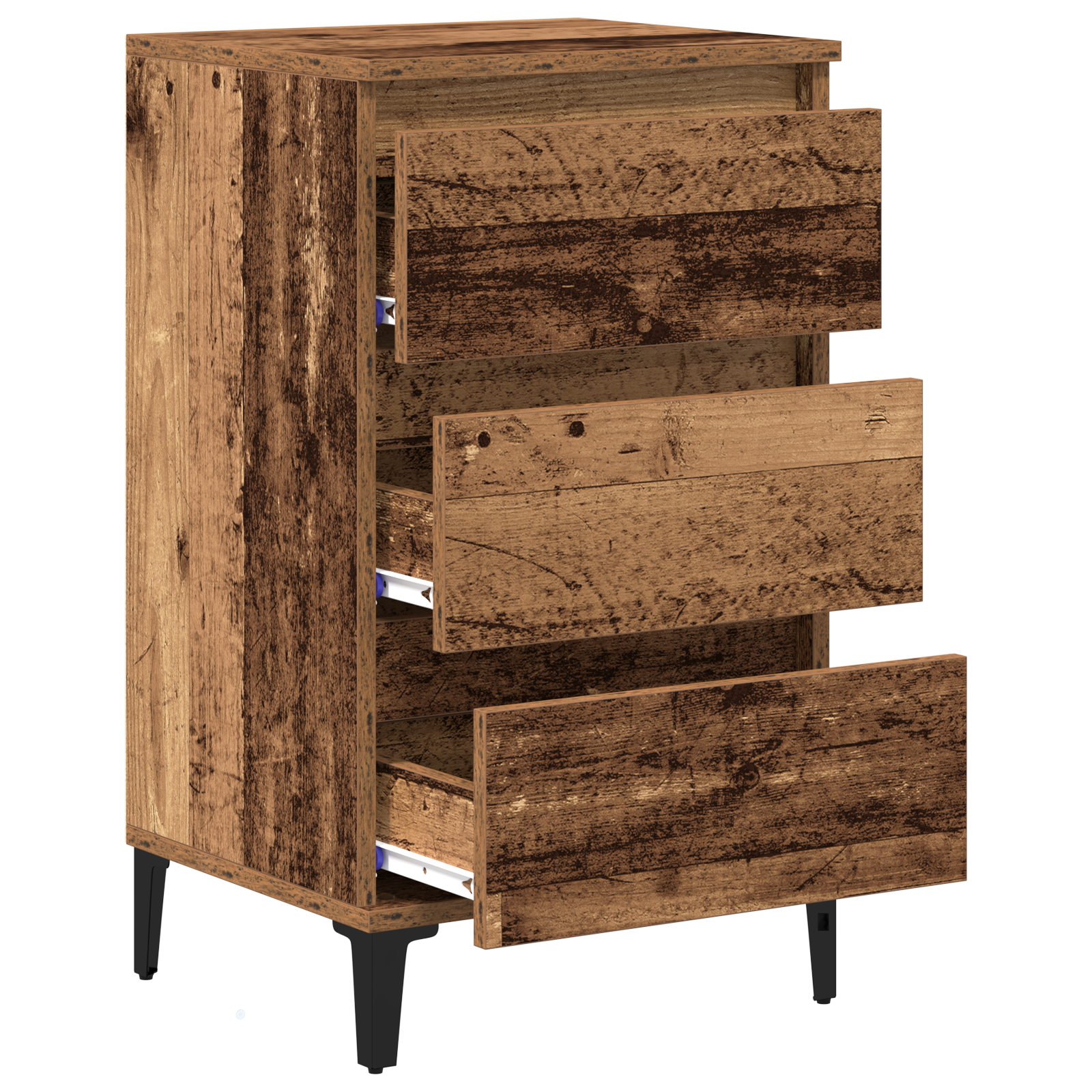 Bedside Cabinet Old Wood 40x35x70 cm Engineered Wood - Image 5
