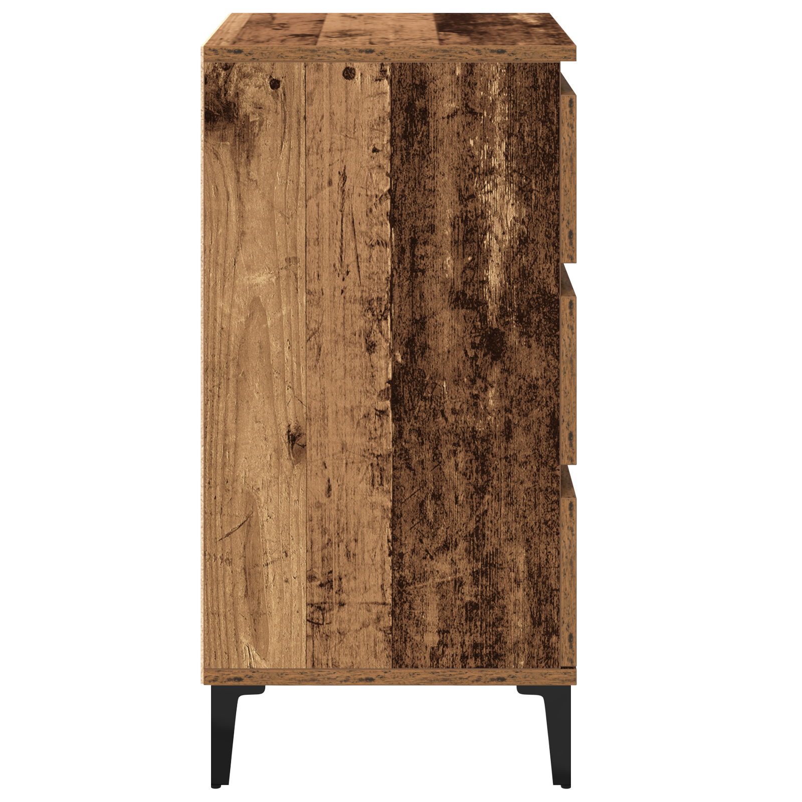 Bedside Cabinet Old Wood 40x35x70 cm Engineered Wood - Image 7