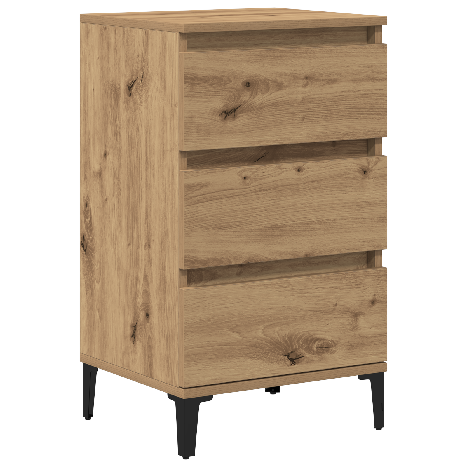 Bedside Cabinet Artisan Oak 40x35x70 cm Engineered Wood - Image 2