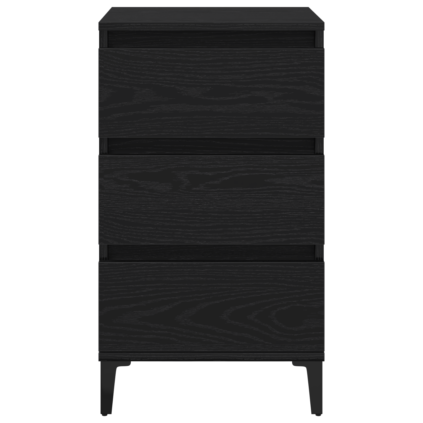 Bedside Cabinet Black Oak 40x35x70 cm Engineered Wood - Image 6
