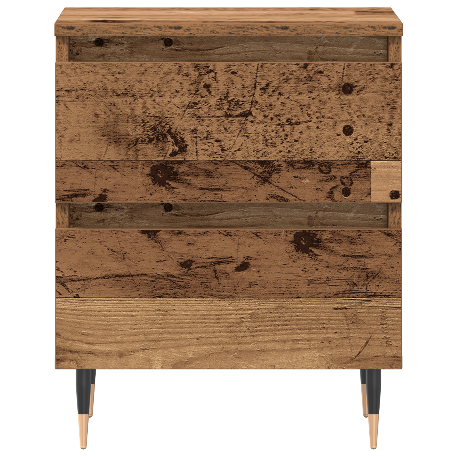 Bedside Cabinets 2 pcs Old Wood 40x35x50 cm Engineered Wood - Image 6