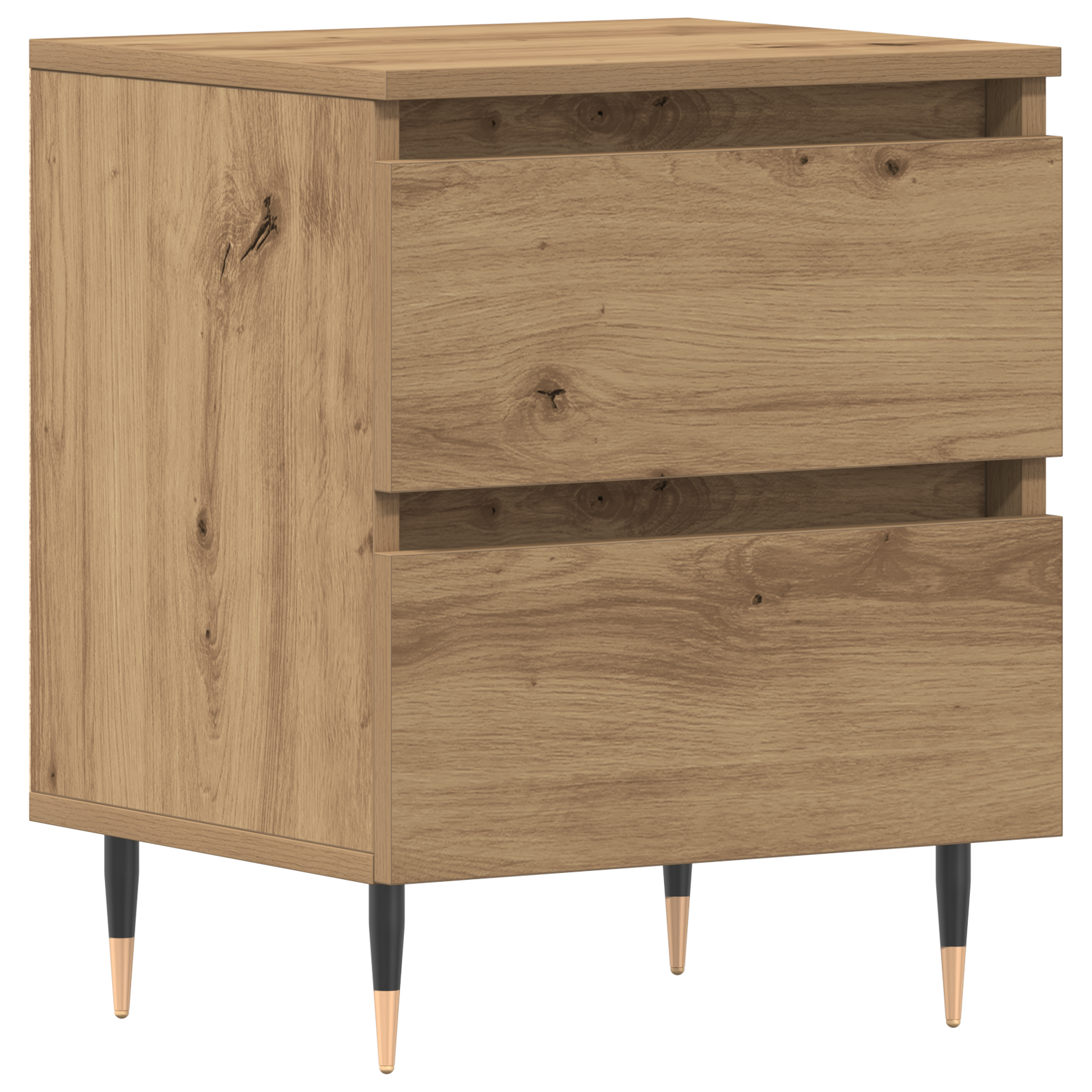 Bedside Cabinet Artisan Oak 40x35x50 cm Engineered Wood - Image 2