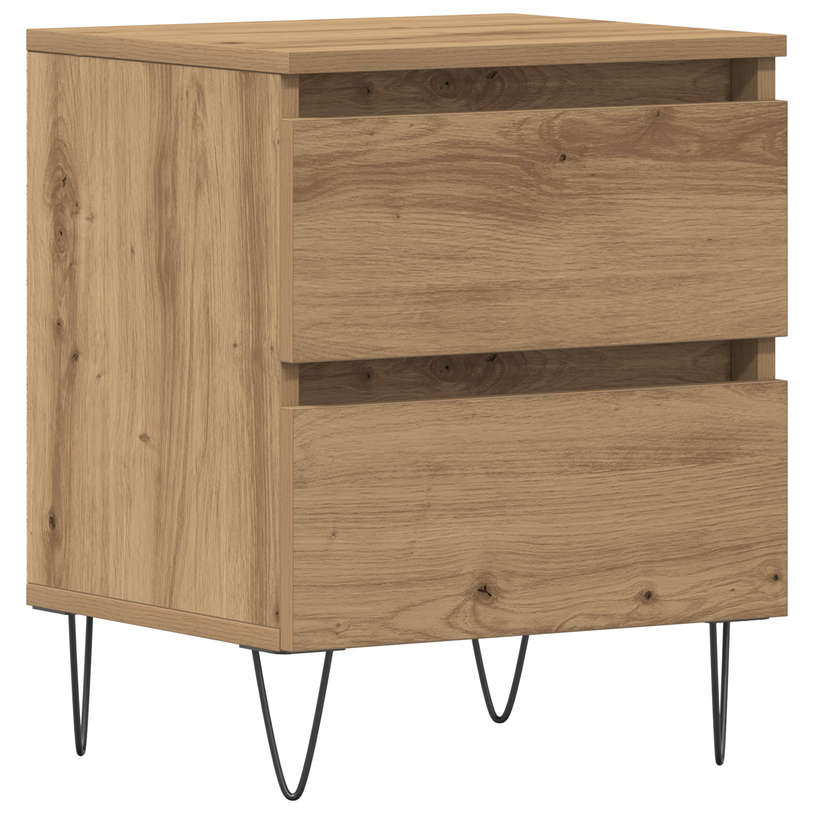 Bedside Cabinet Artisan Oak 40x35x50 cm Engineered Wood - Image 2