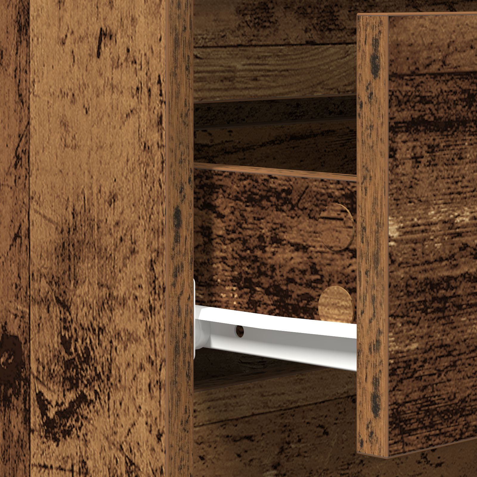 Sideboard with Drawers Old Wood 60x35x70 cm Engineered Wood - Image 10