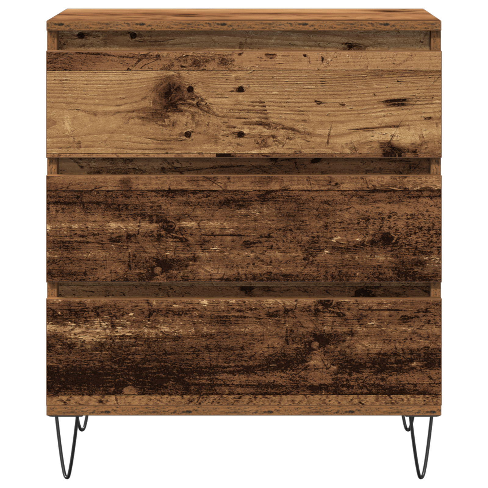 Sideboard with Drawers Old Wood 60x35x70 cm Engineered Wood - Image 6