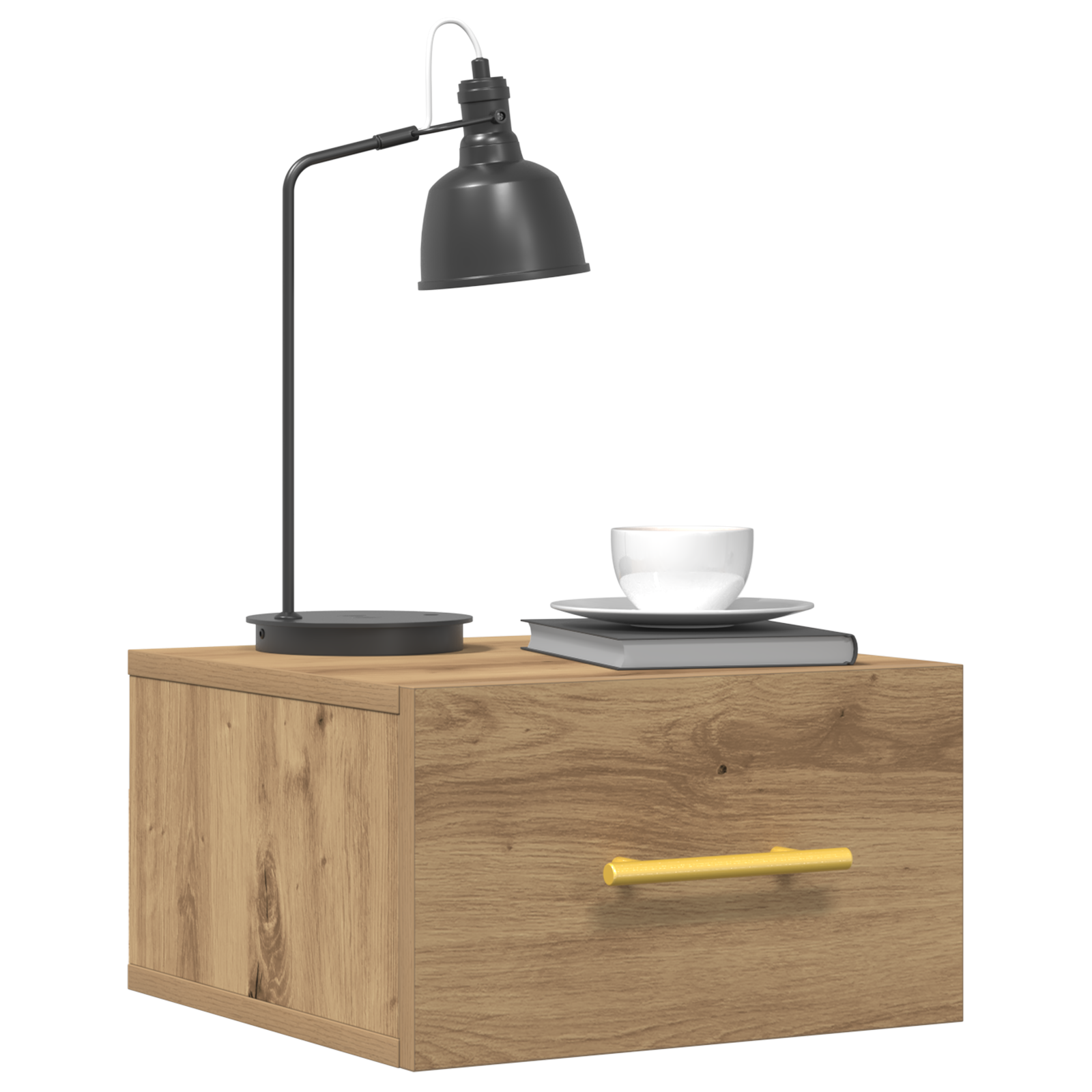 Bedside Cabinets 2 pcs Wall-Mounted Artisan Oak 35x35x20 cm - Image 3