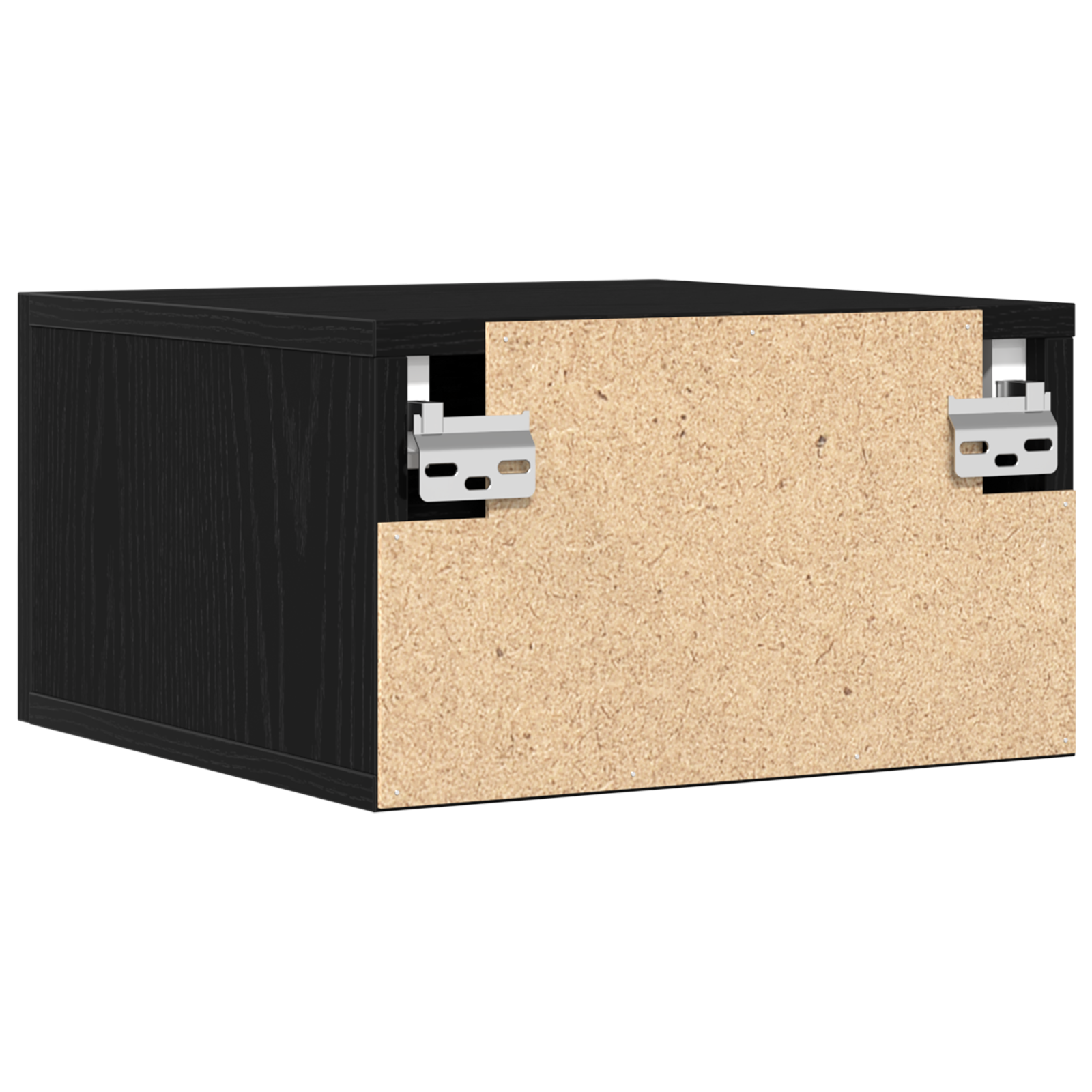 Bedside Cabinet Wall-Mounted Black Oak 35x35x20 cm - Image 8