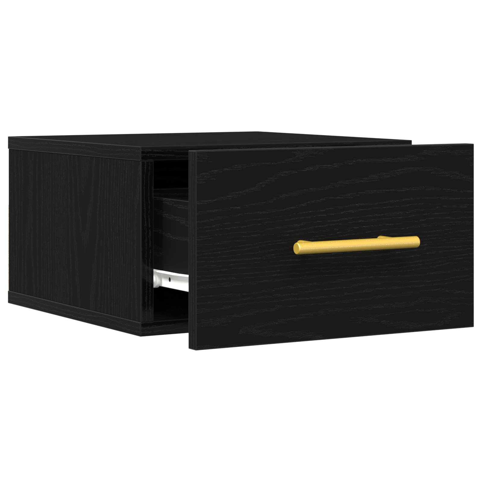 Bedside Cabinets 2 pcs Wall-Mounted Black Oak 35x35x20 cm - Image 5