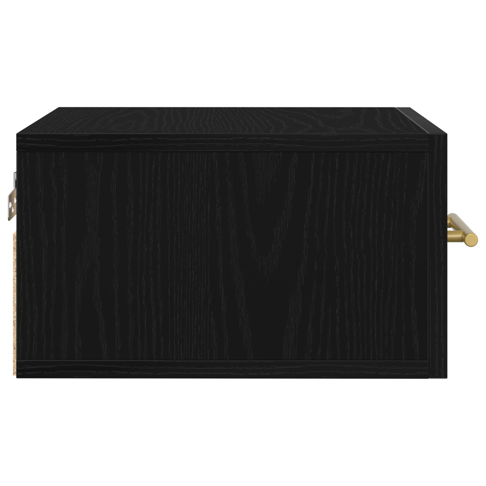 Bedside Cabinets 2 pcs Wall-Mounted Black Oak 35x35x20 cm - Image 7