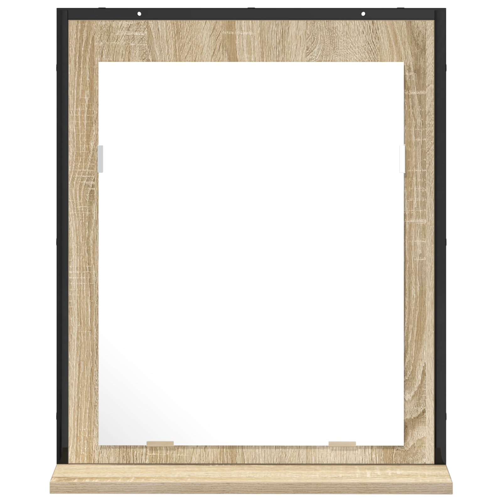 Bathroom Mirror with Shelf Sonoma Oak 50x12x60 cm Engineered Wood - Image 5