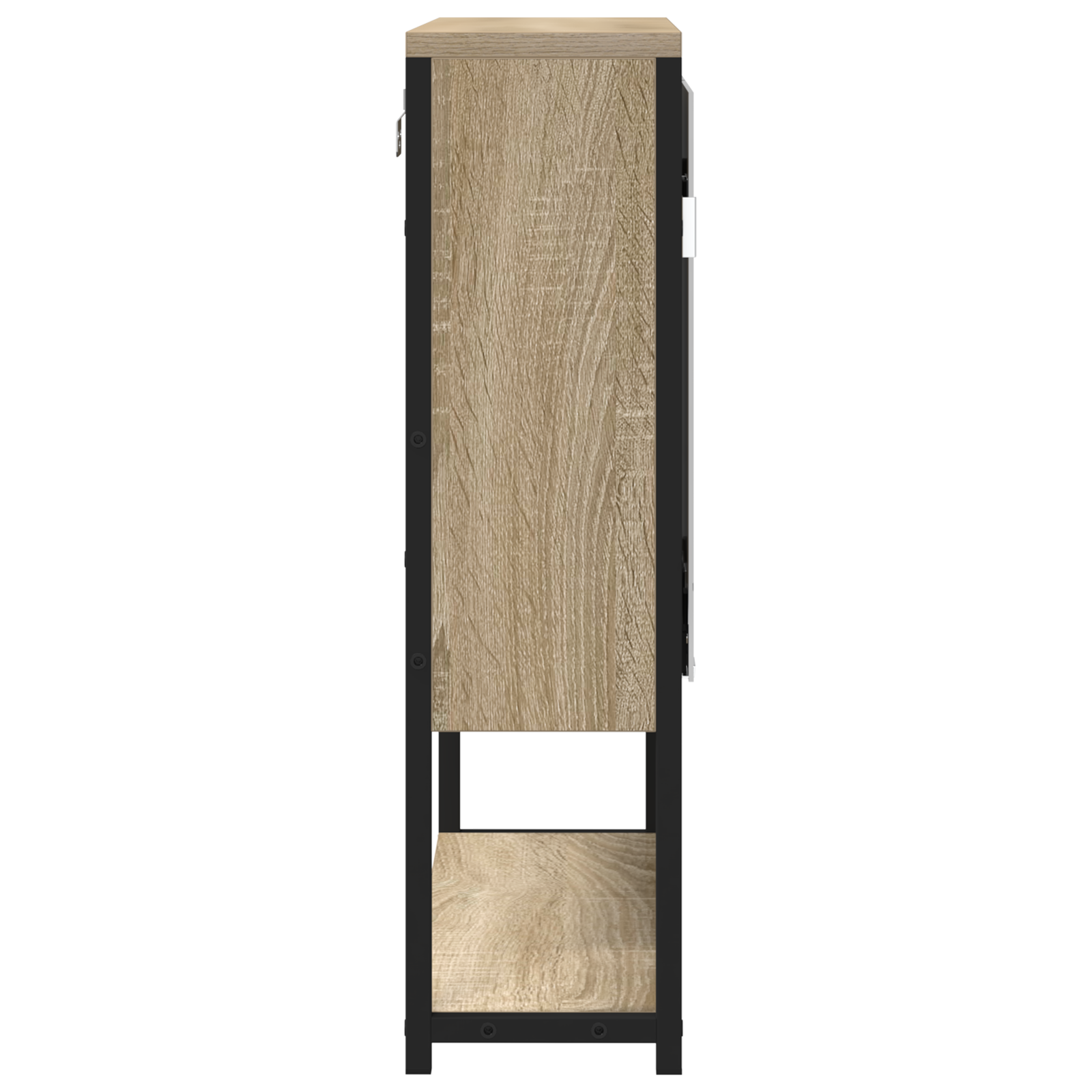 Bathroom Mirror Cabinet Sonoma Oak 60x16x60 cm Engineered Wood - Image 6