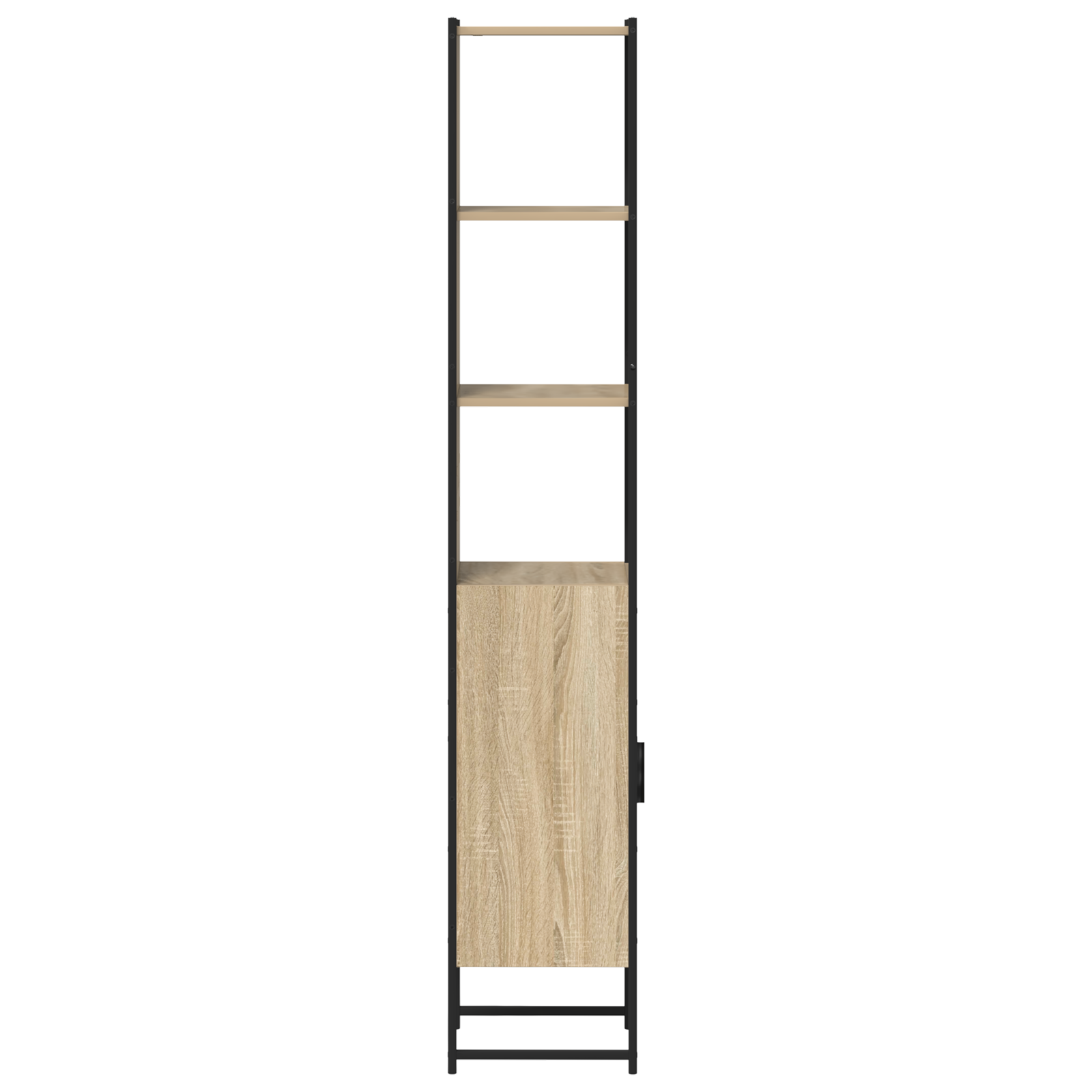 Bathroom Cabinet Sonoma Oak 33x33x185,5 cm Engineered Wood - Image 6