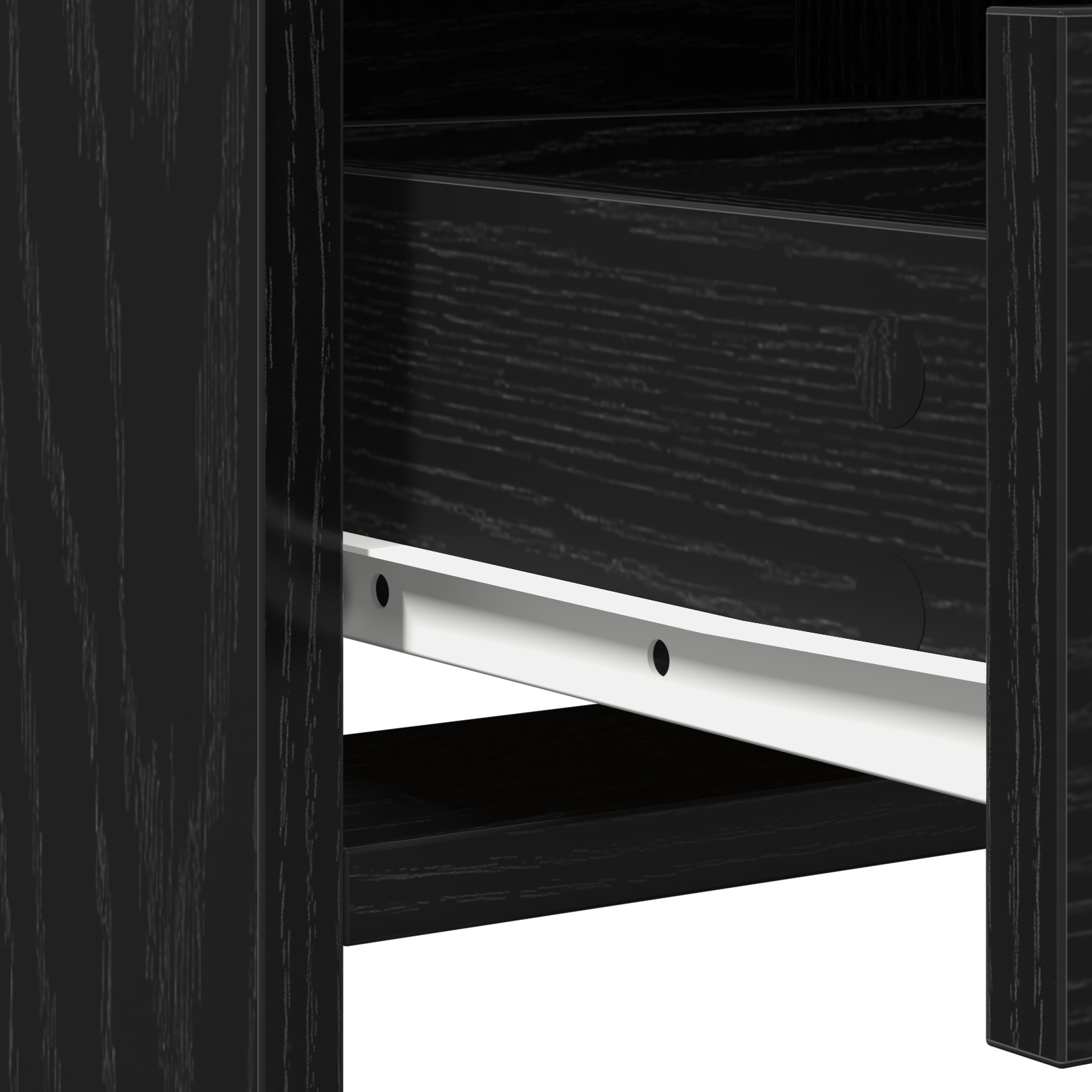 Highboard Black Oak 40x41x135 cm Engineered Wood - Image 11