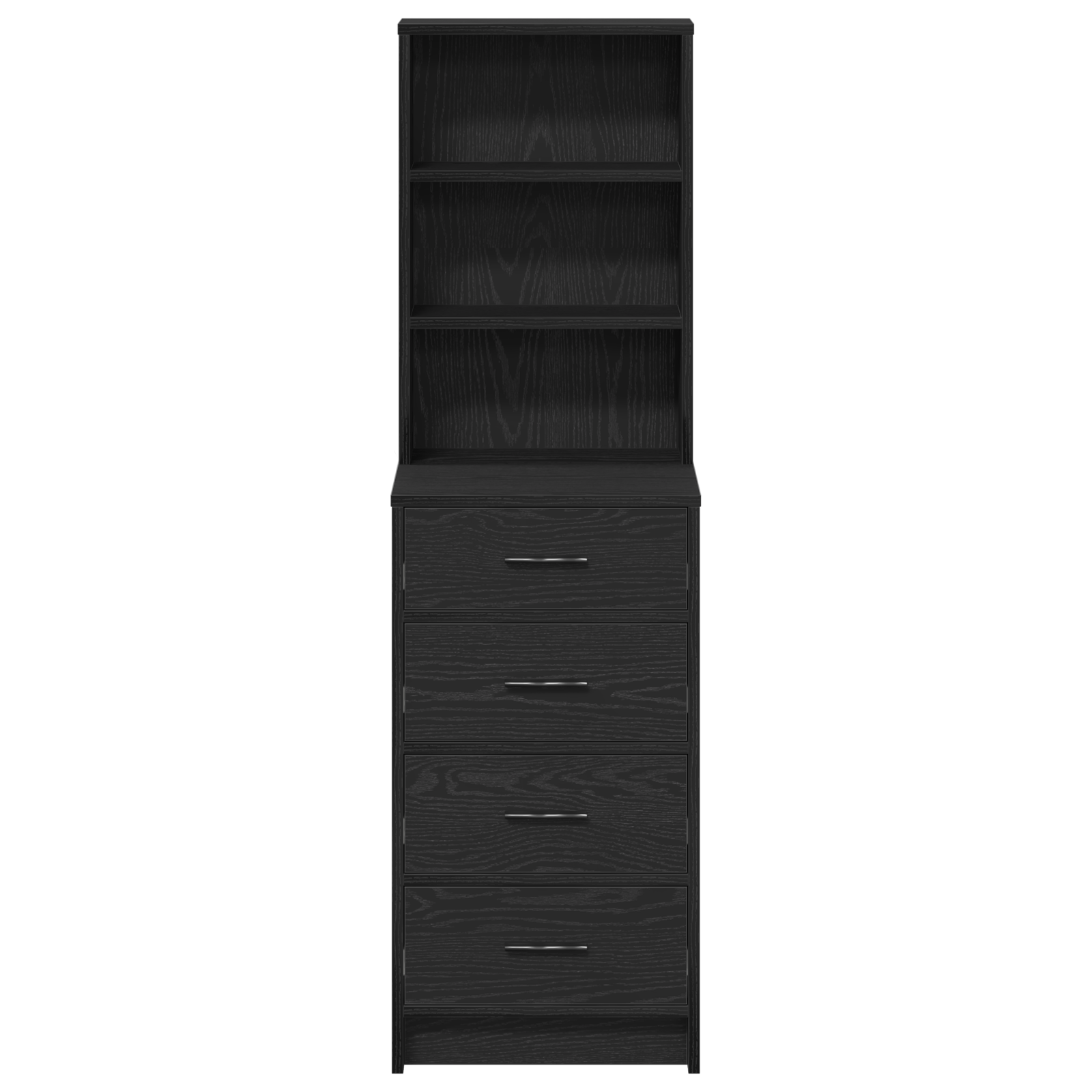Highboard Black Oak 40x41x135 cm Engineered Wood - Image 7