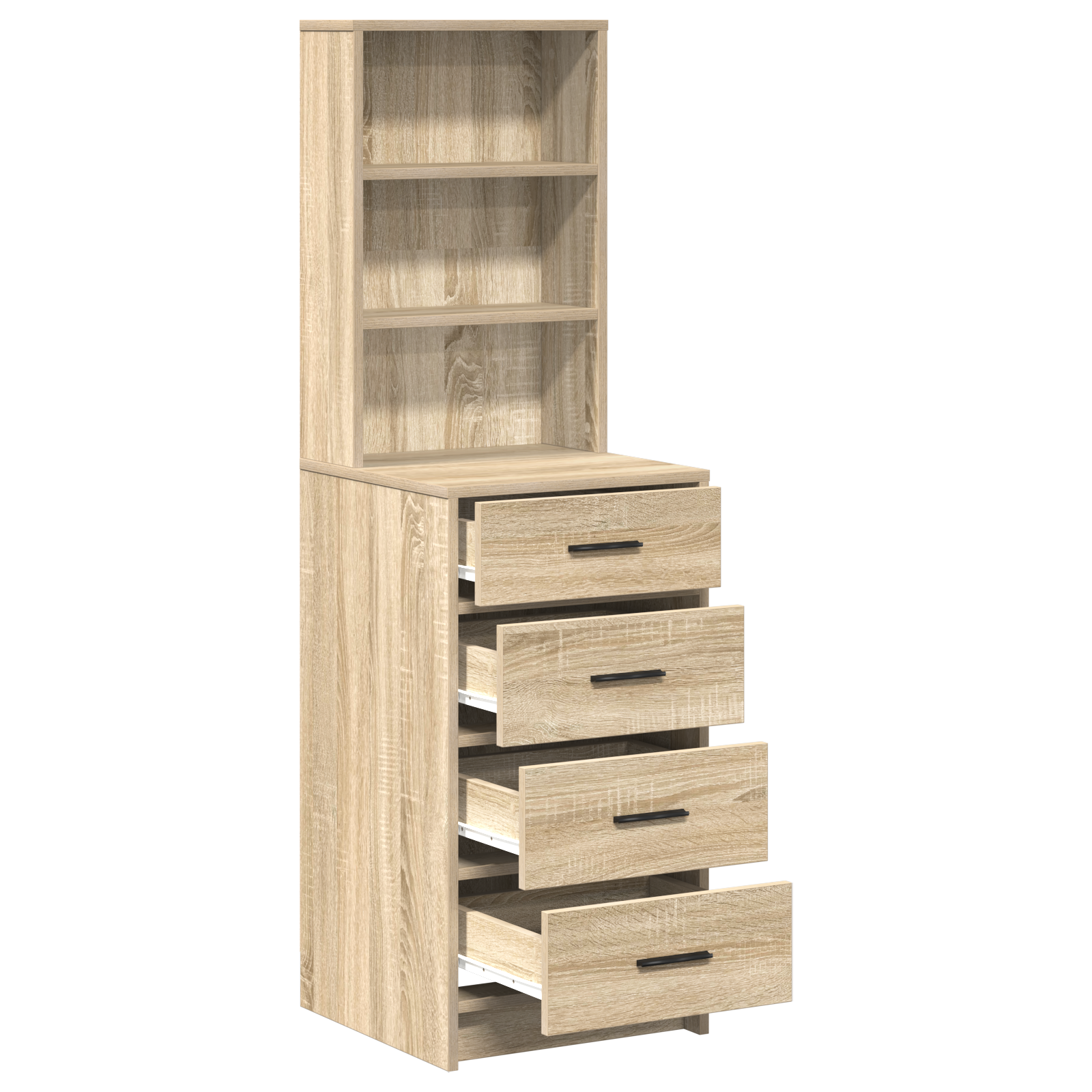 Highboard Sonoma Oak 40x41x135 cm Engineered Wood - Image 5