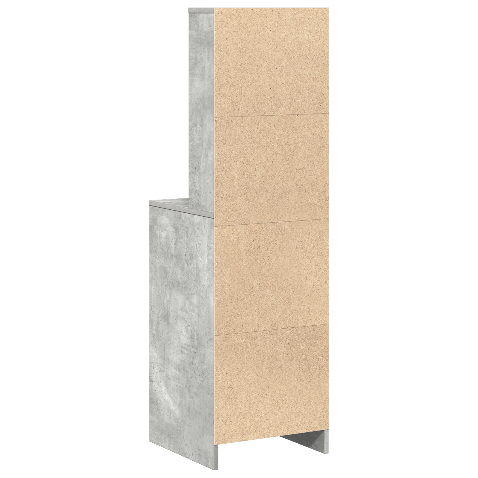 Highboard Concrete Grey 40x41x135 cm Engineered Wood - Image 2