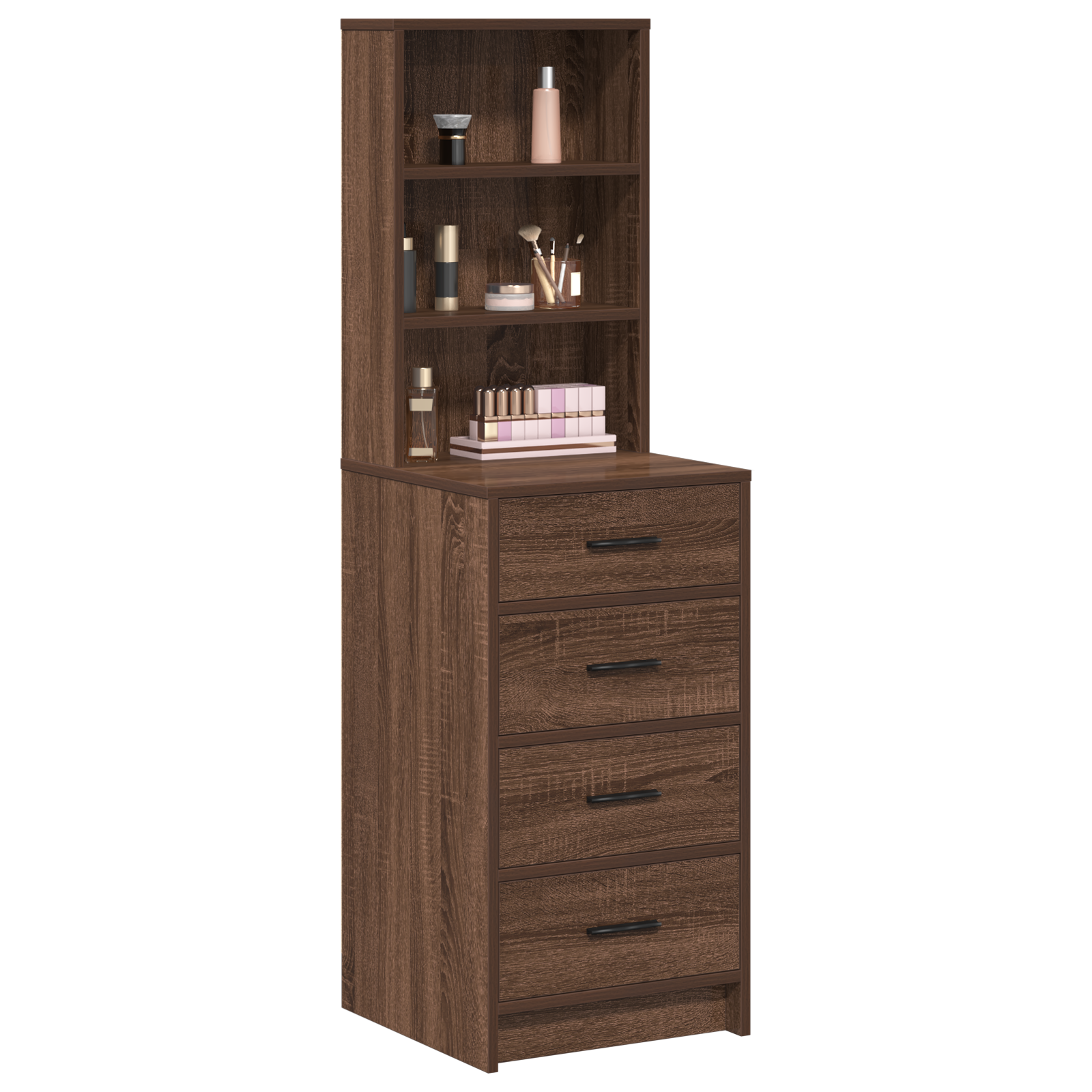 Thumbnail - vidaXL Highboard Braun Eiche 40x41x135 cm Holzwerkstoff