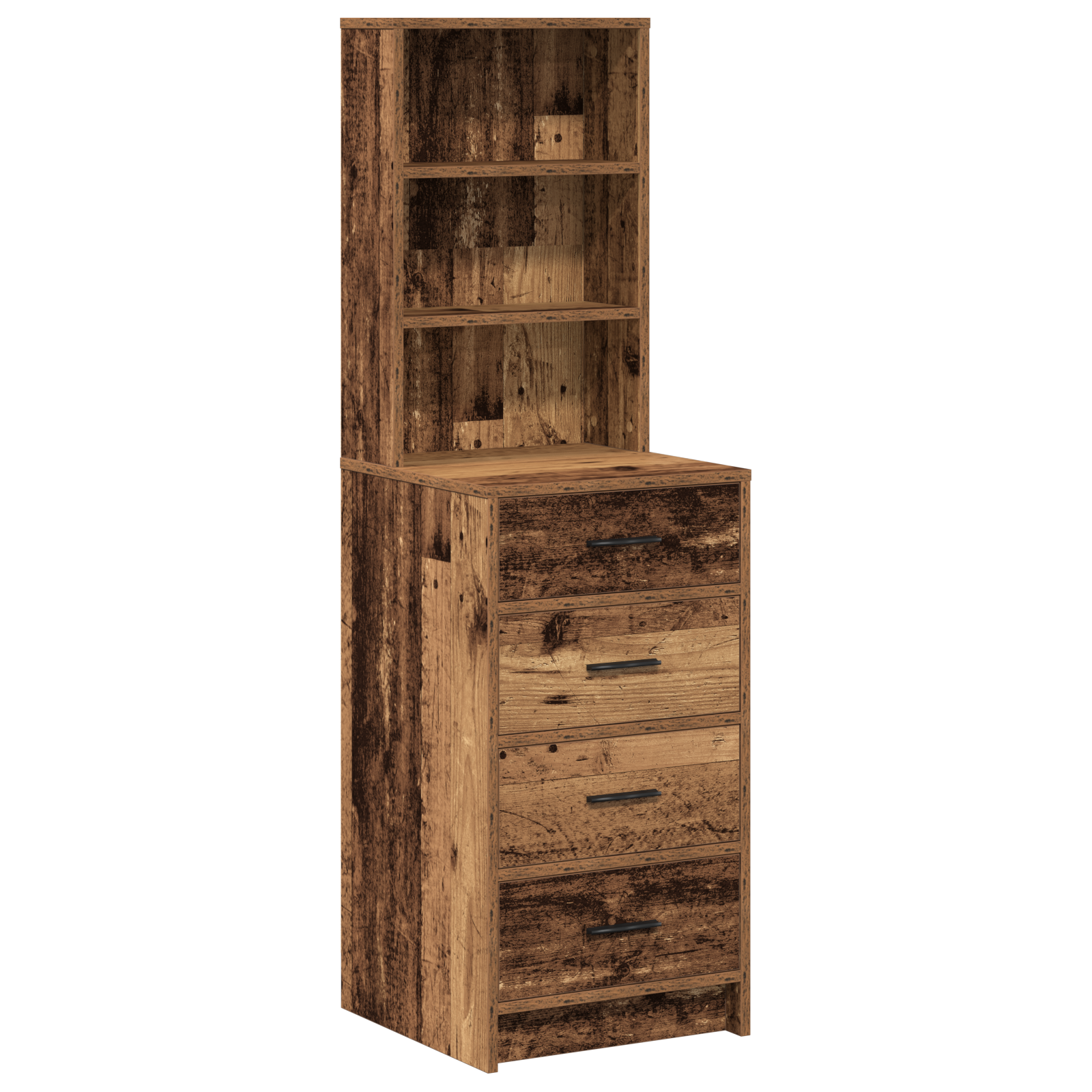 Highboard Old Wood 40x41x135 cm Engineered Wood - Image 2