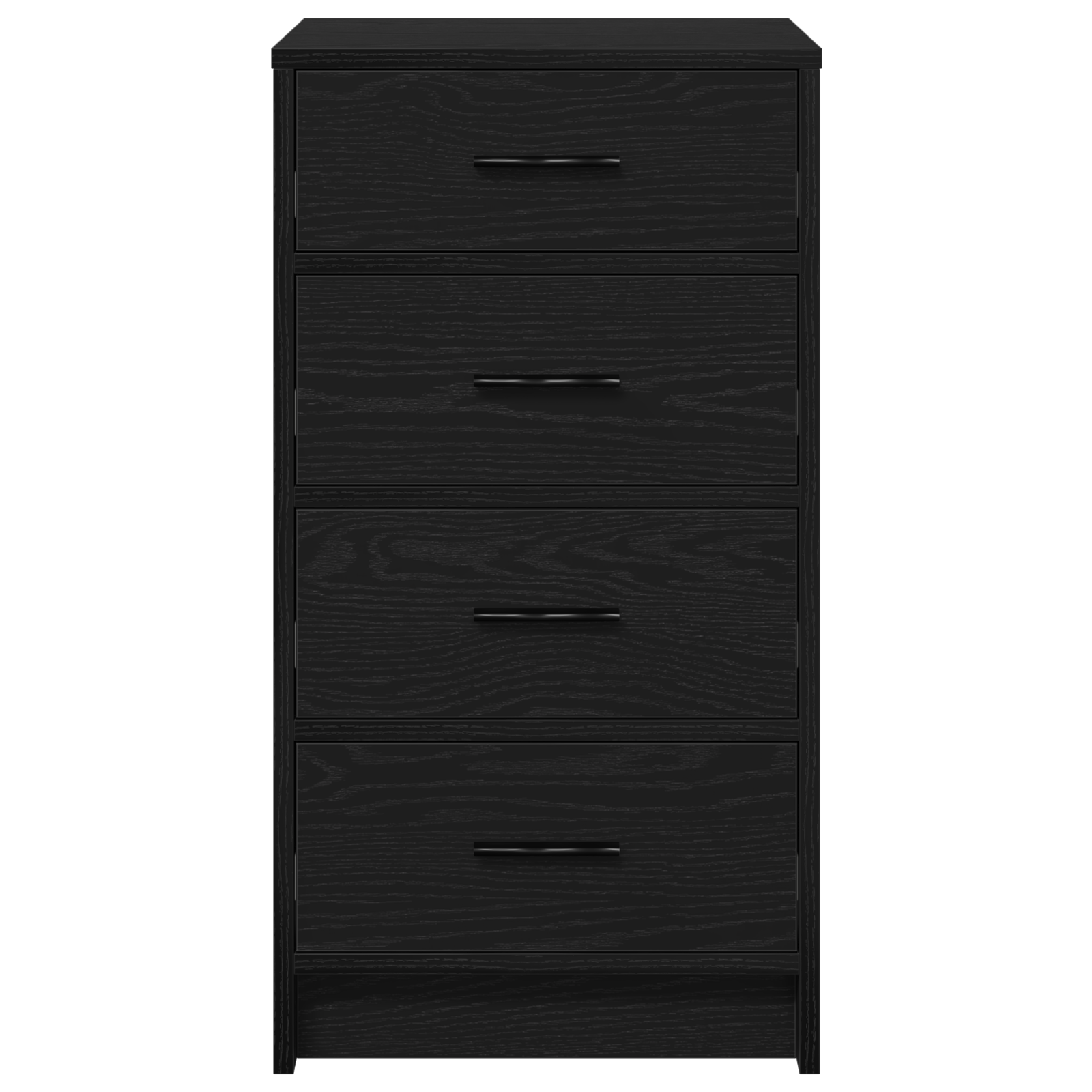 Sideboard Black Oak 40x41x75 cm Engineered Wood - Image 7