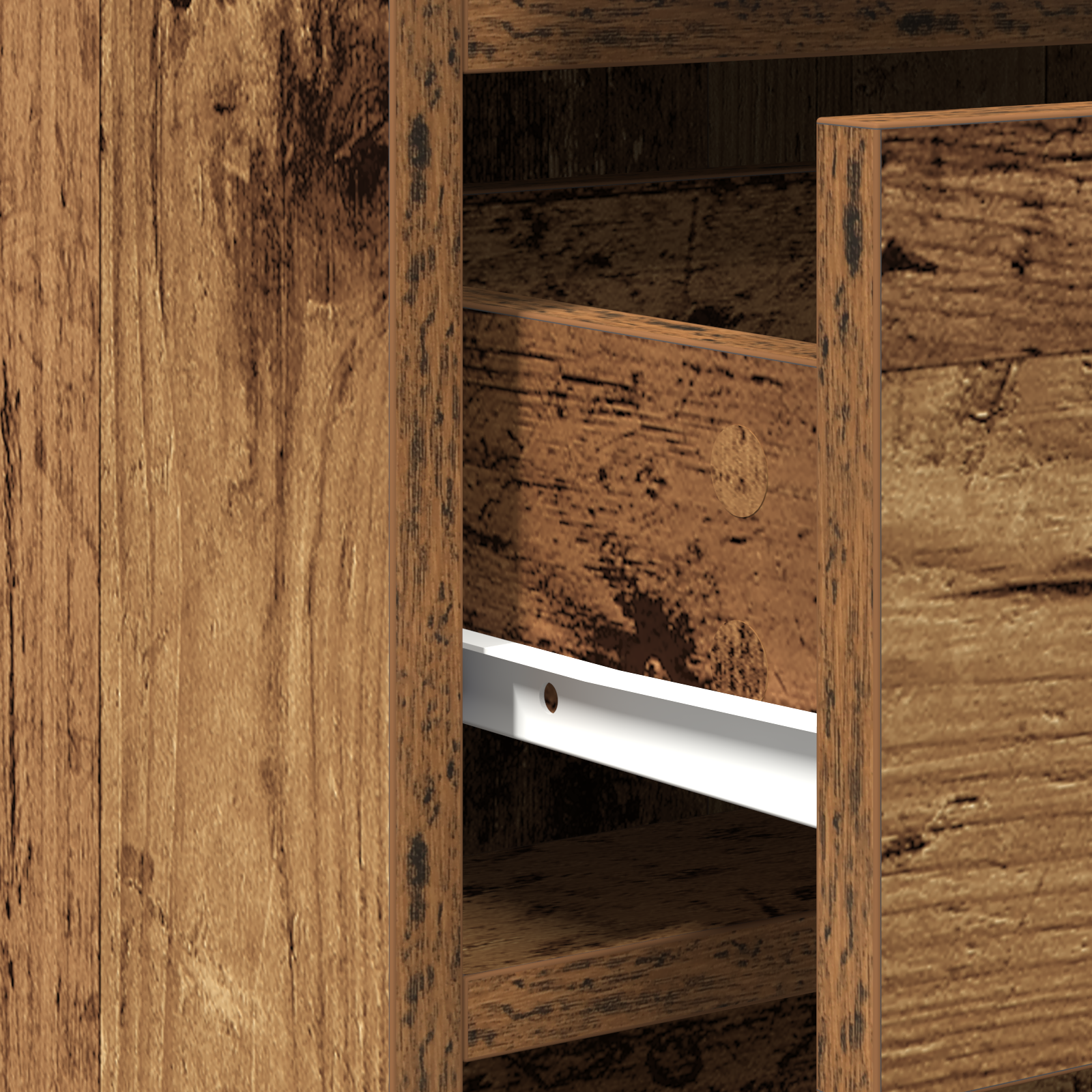 Sideboard Old Wood 40x41x75 cm Engineered Wood - Image 9