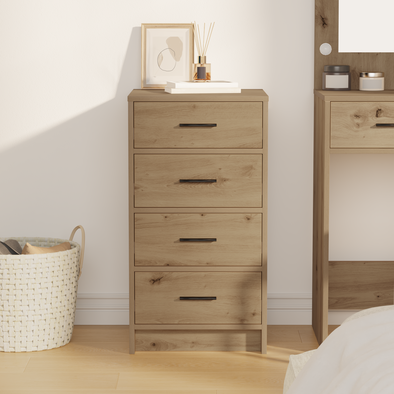 Sideboard Artisan Oak 40x41x75 cm Engineered Wood - Image 4