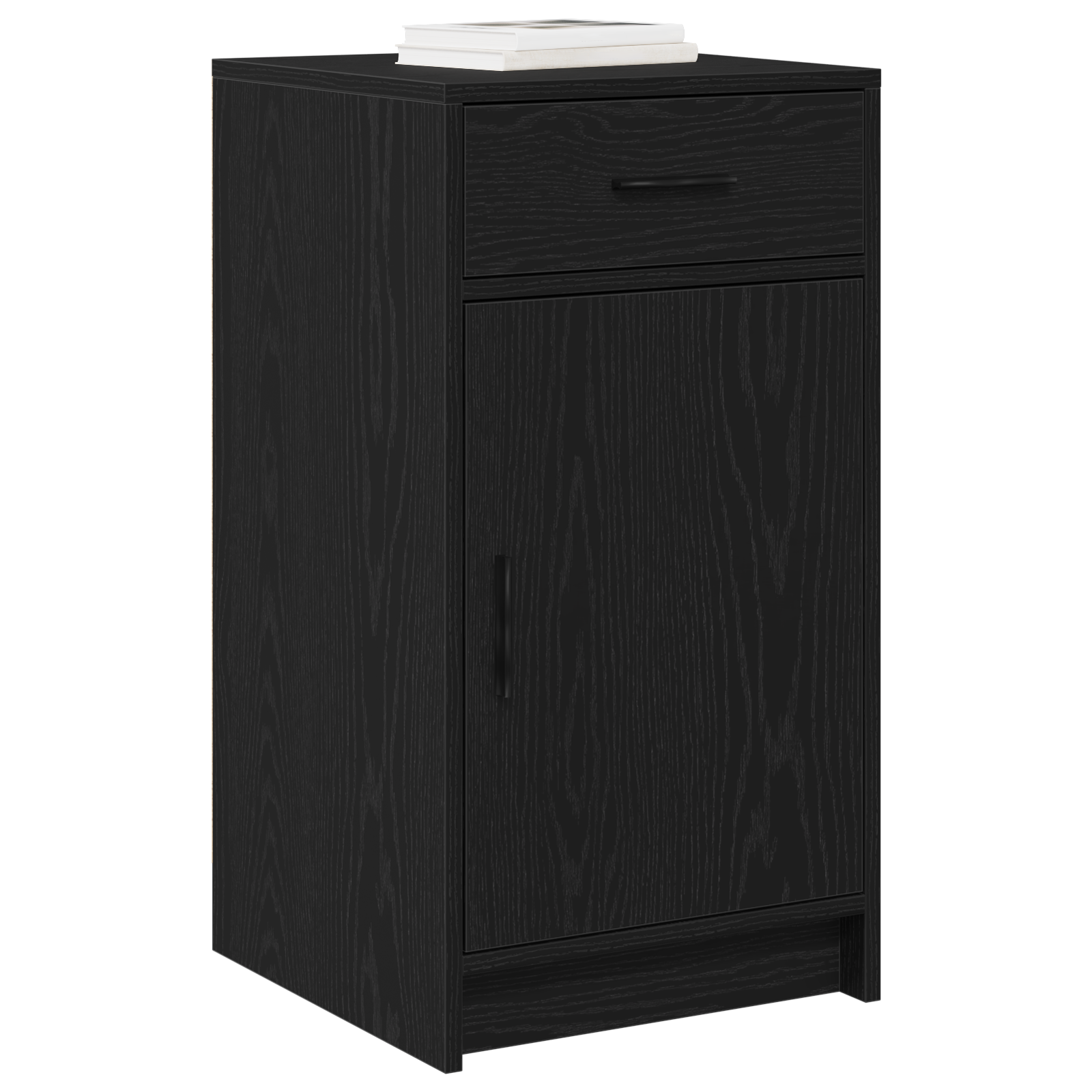 Thumbnail - vidaXL Sideboard Schwarz Eiche 40x41x75 cm Holzwerkstoff