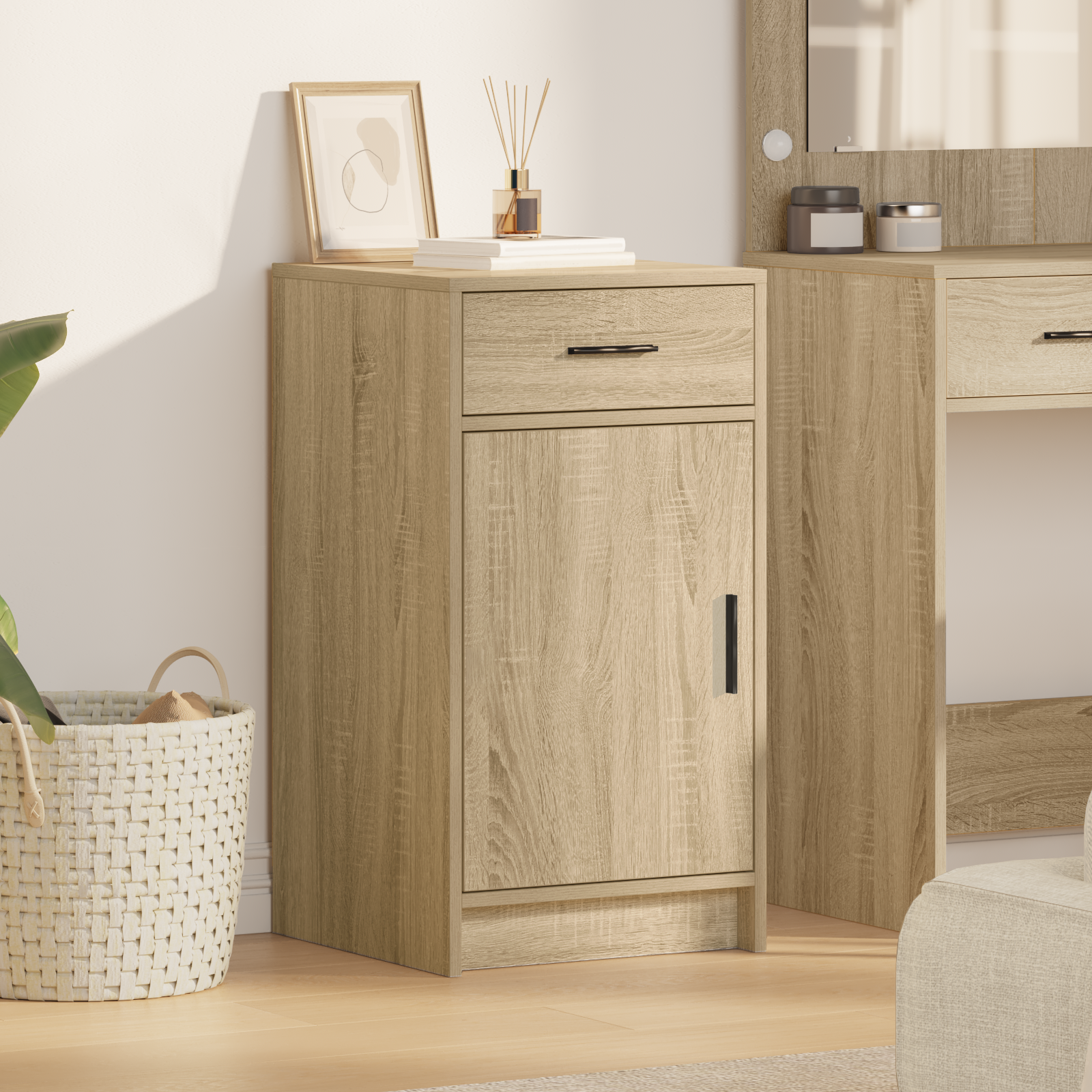 Sideboard Sonoma Oak 40x41x75 cm Engineered Wood