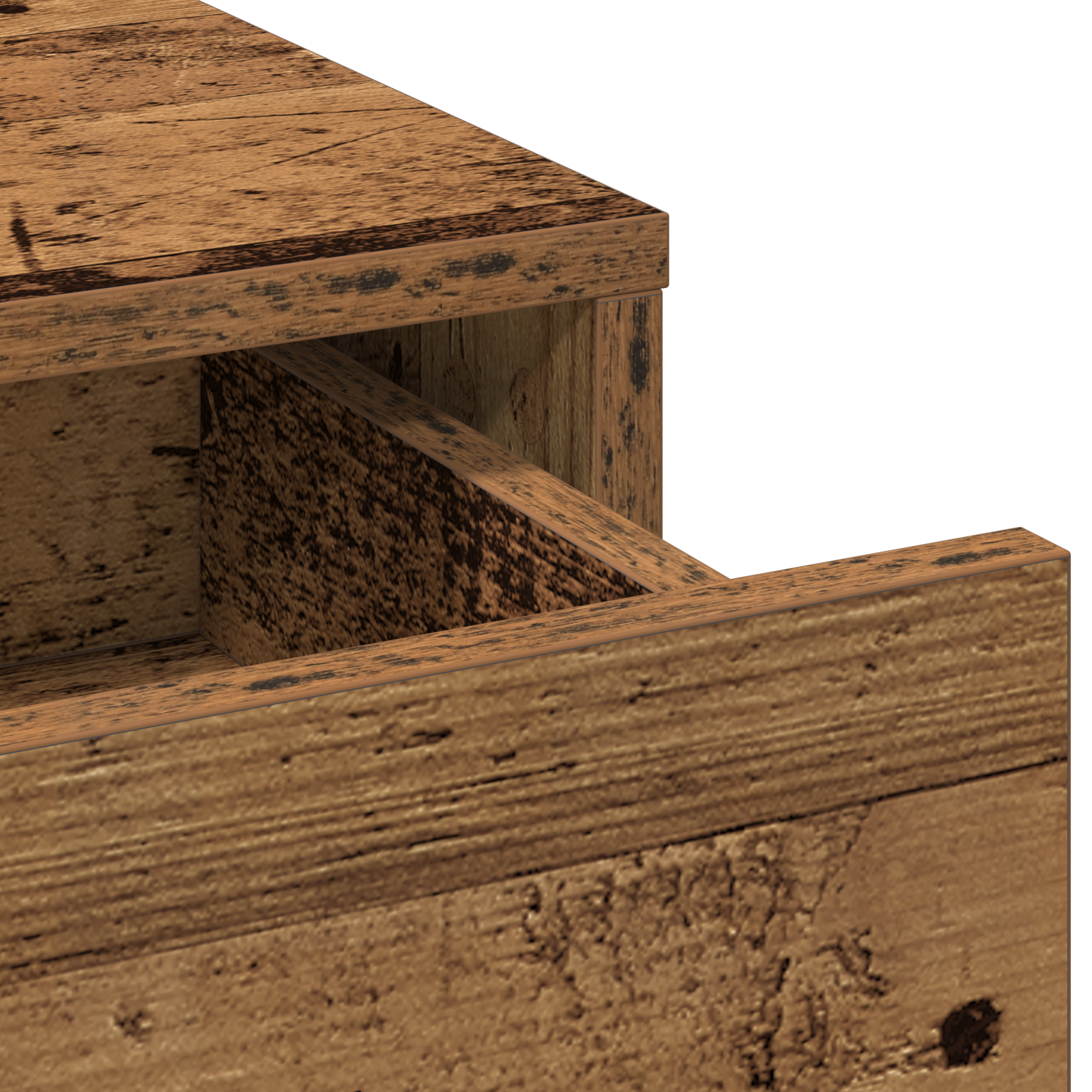 Sideboard Old Wood 40x41x75 cm Engineered Wood - Image 9