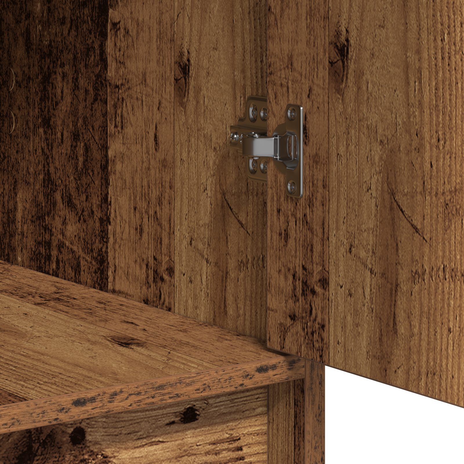 Sideboard Old Wood 40x41x75 cm Engineered Wood - Image 10