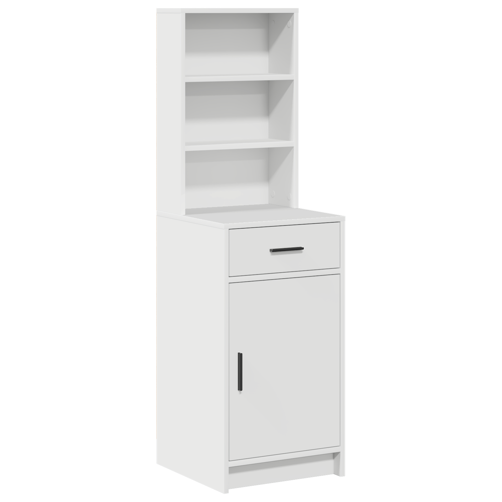 Tall Cabinet White 40x41x135 cm Made of Engineered Wood - Image 2