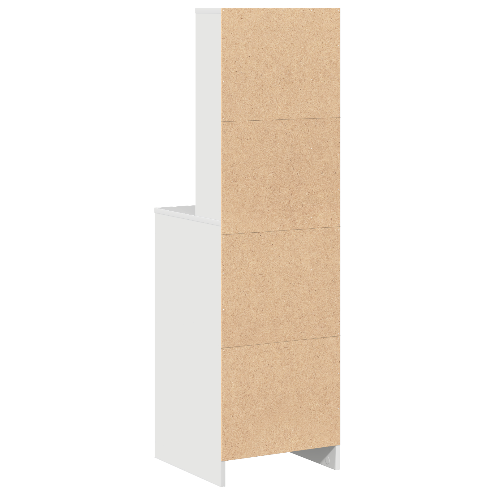 Tall Cabinet White 40x41x135 cm Made of Engineered Wood - Image 8