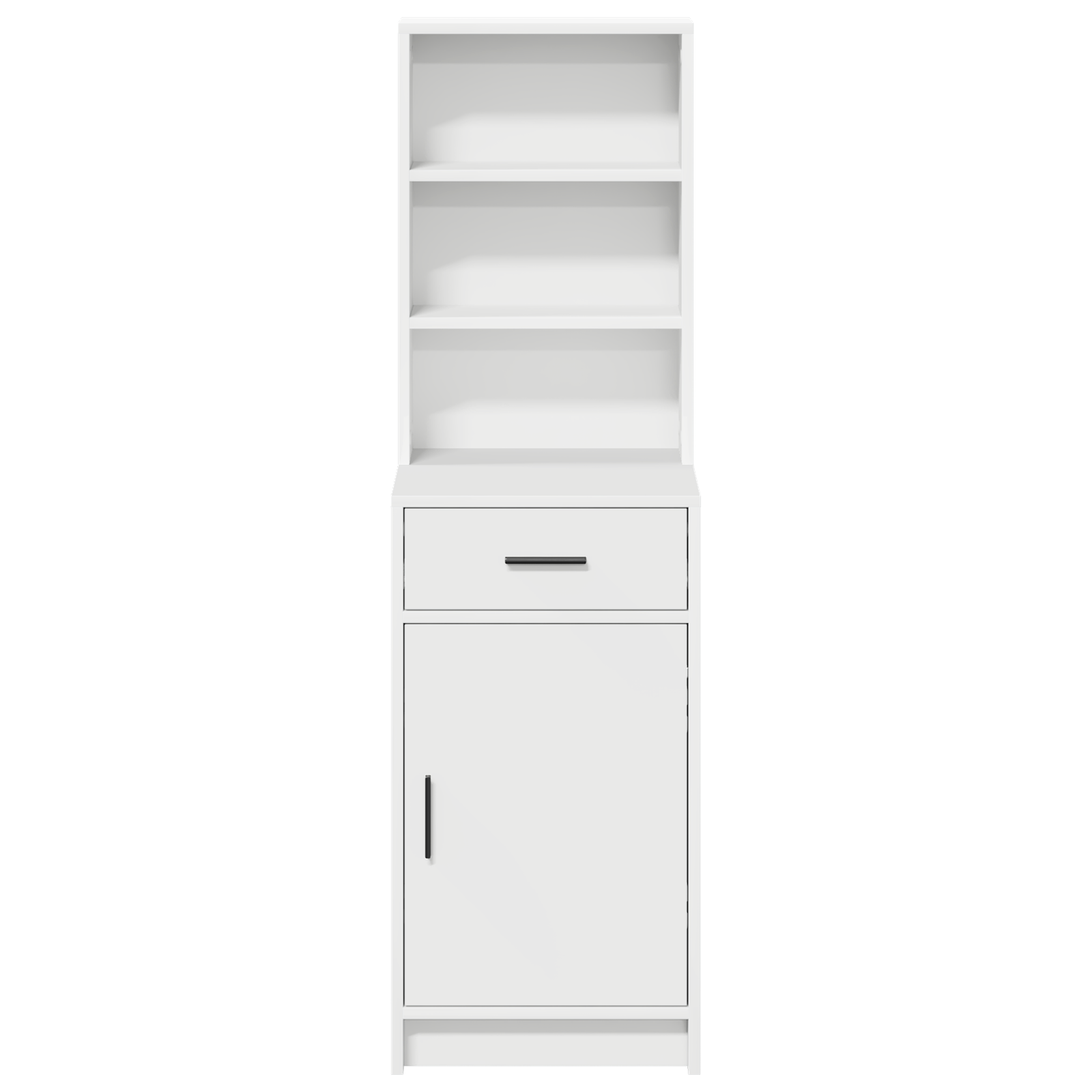 Tall Cabinet White 40x41x135 cm Made of Engineered Wood - Image 6