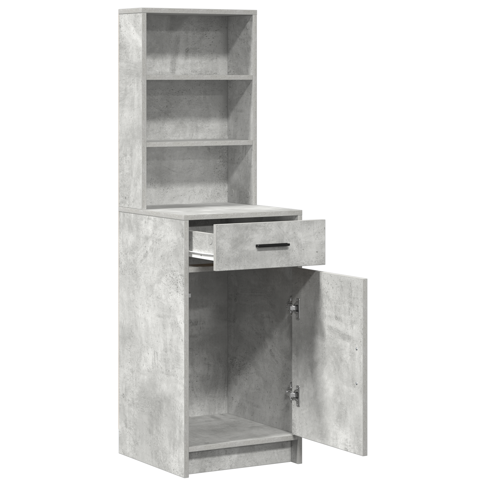 Highboard Concrete Grey 40x41x135 cm Engineered Wood - Image 5