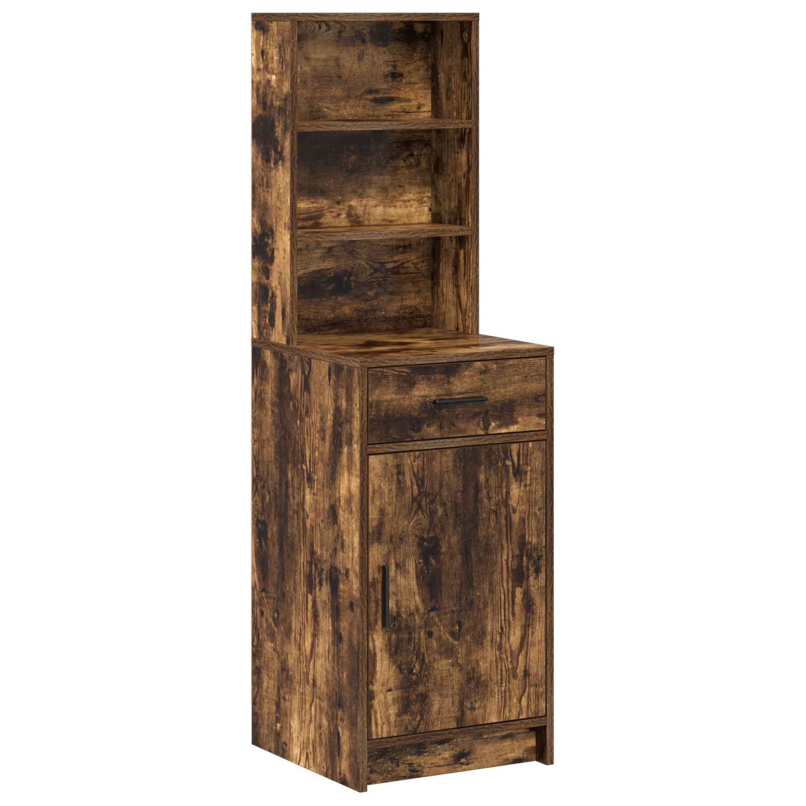 Highboard in Smoked Oak, 40x41x135 cm, Made of Engineered Wood - Image 2
