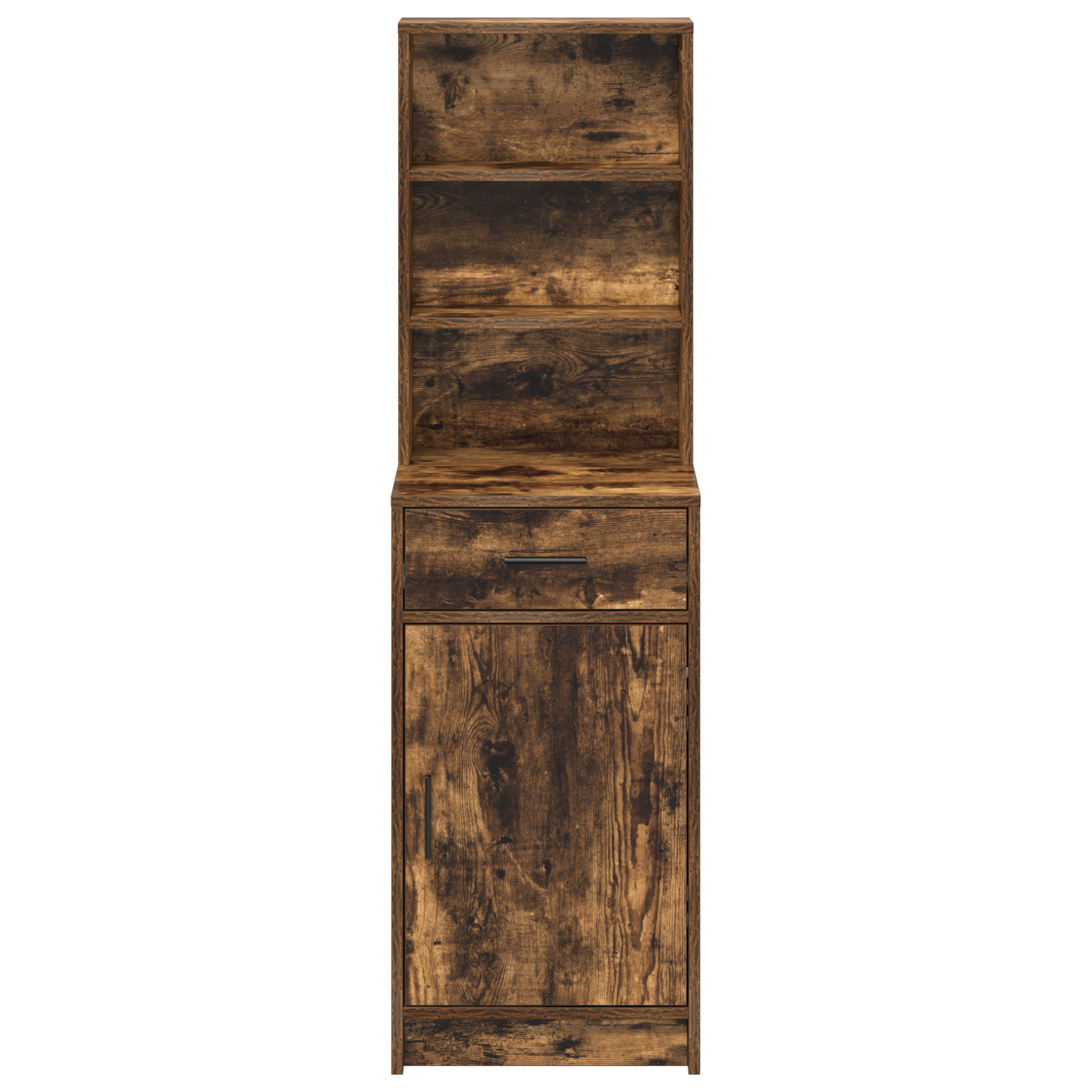 Highboard in Smoked Oak, 40x41x135 cm, Made of Engineered Wood - Image 6