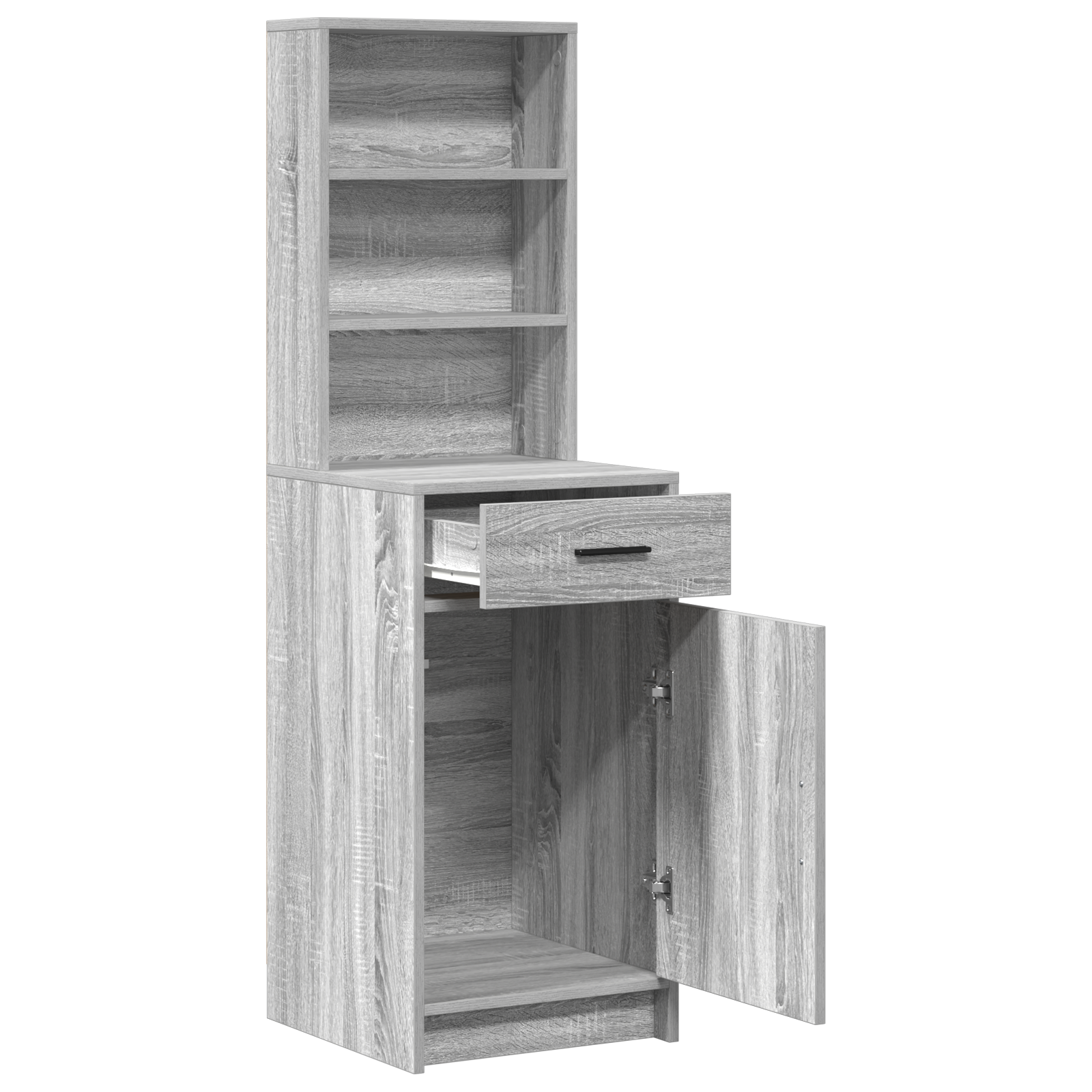 Highboard Grey Sonoma 40x41x135 cm Engineered Wood - Image 5