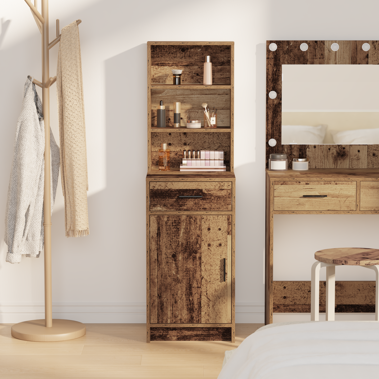 Highboard Old Wood 40x41x135 cm - Image 4