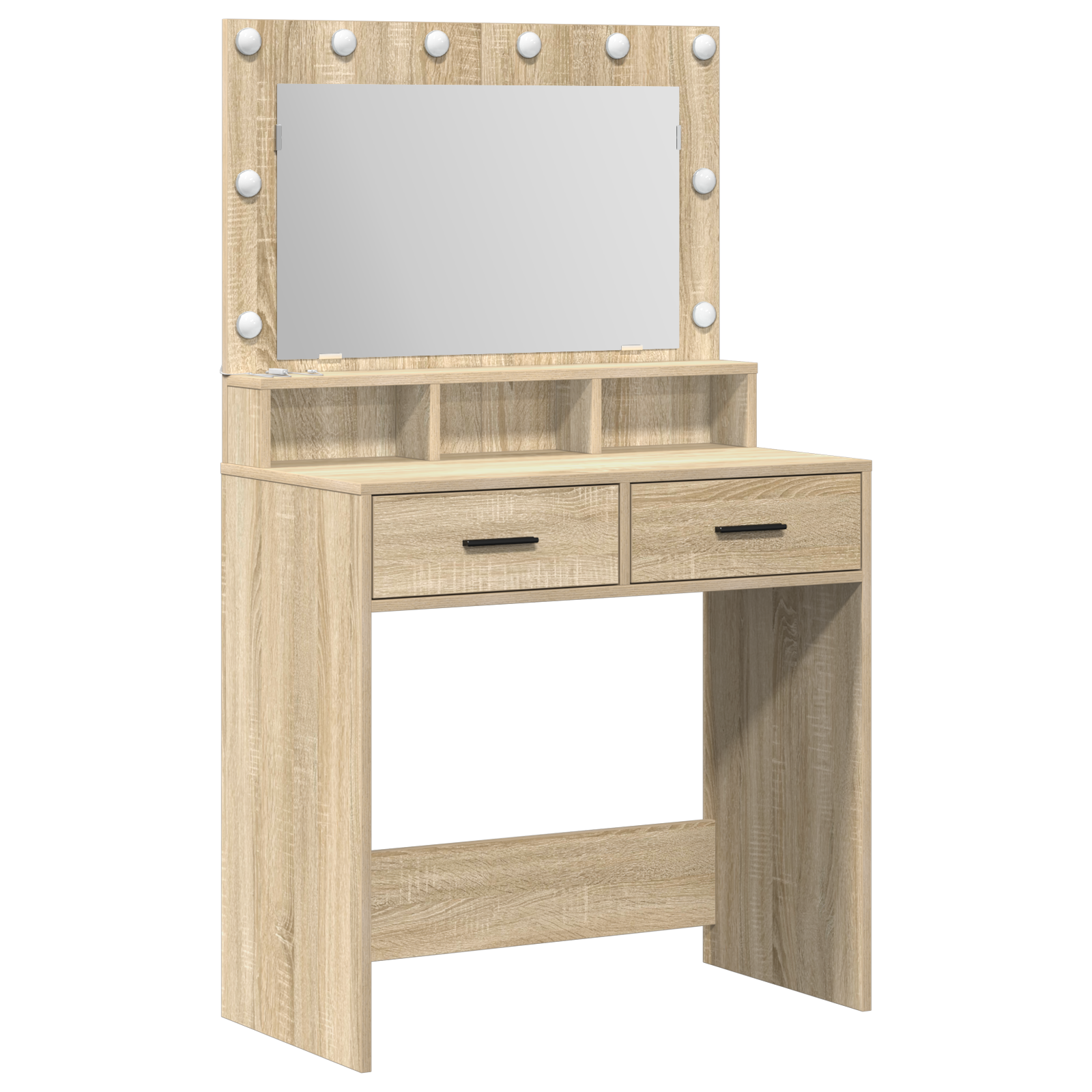 Alustabel sahtliga Sonoma tamm 79 x 41 x 135 cm Tehispuit - Image 2