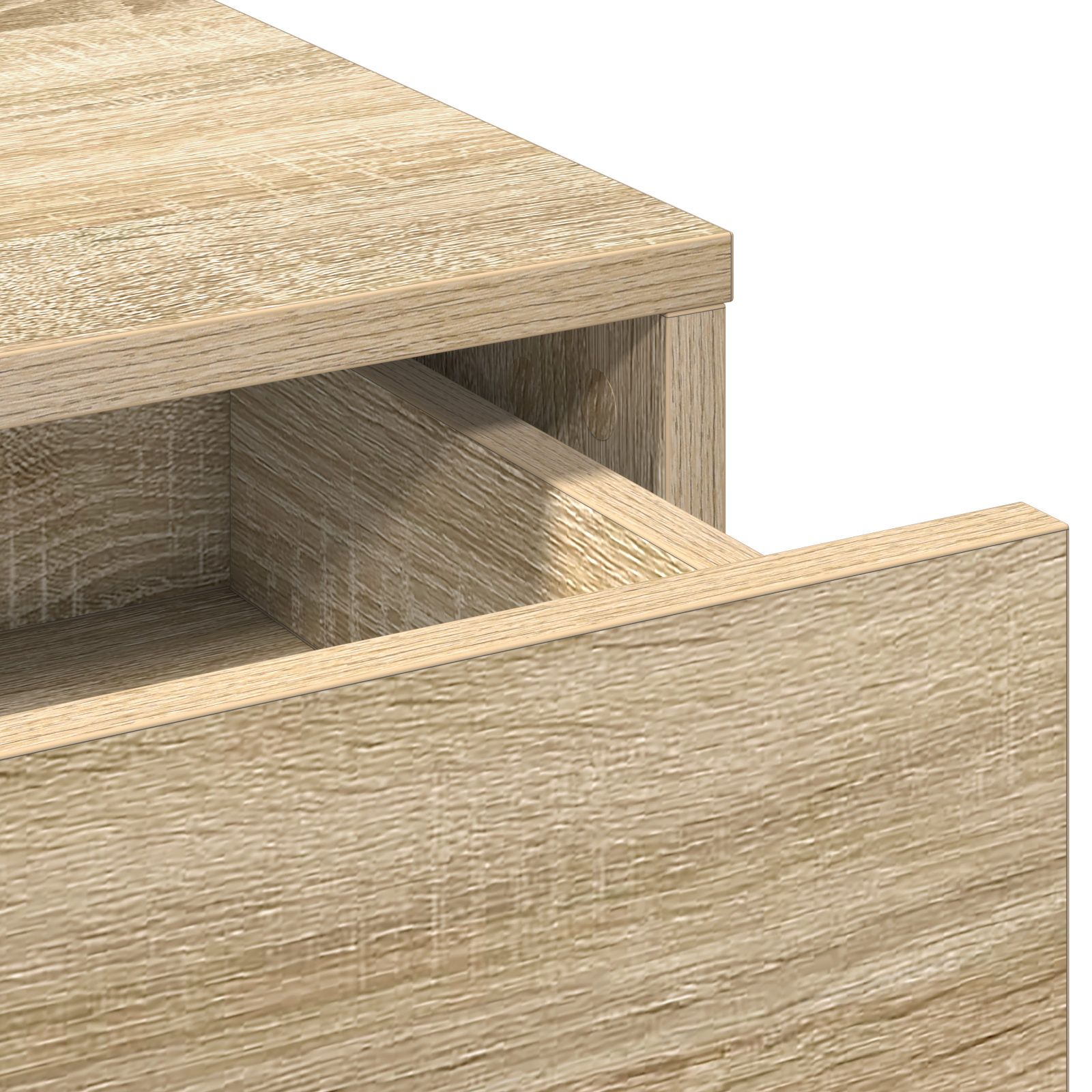 Makeup Table with LED Lights in Sonoma Oak - 50x41x135 cm - Image 8