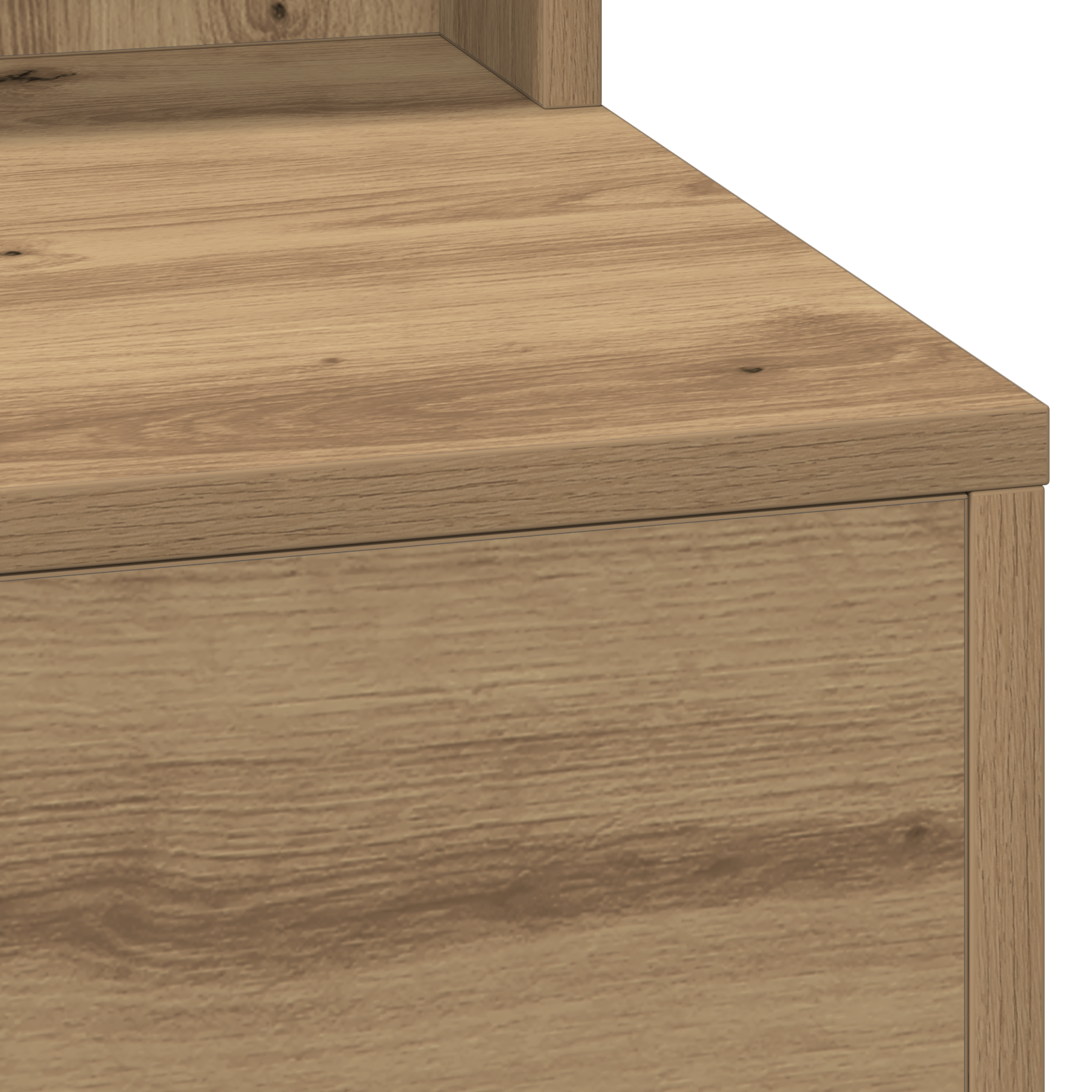 LED Lighted Dressing Table in Artisan Oak, 50x41x135 cm - Image 7
